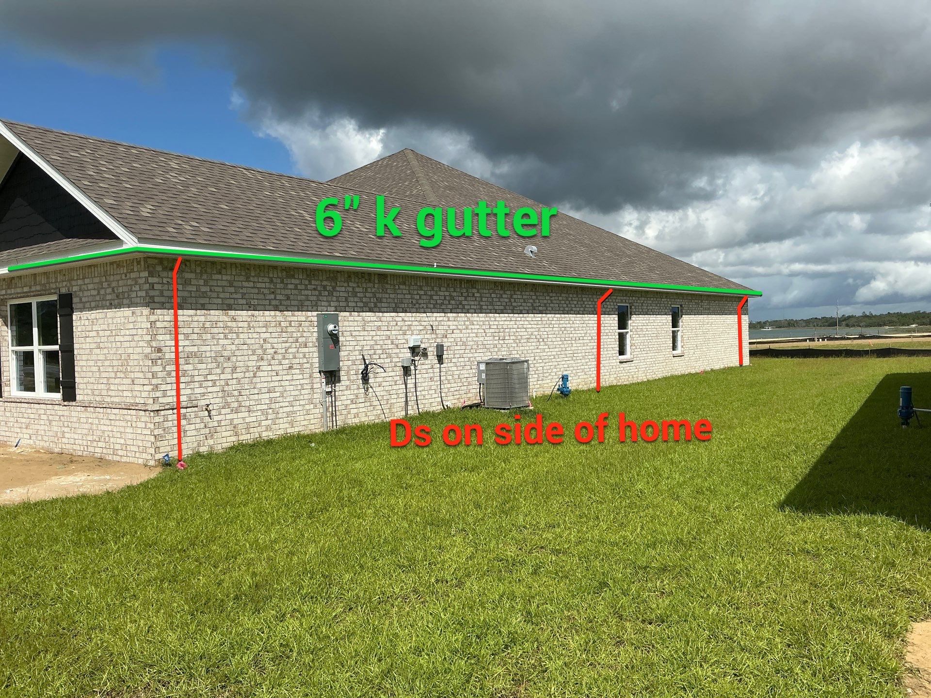 6 K-Style Gutters Installed in Panama City FL by Gutter Professor by Gutter Professors