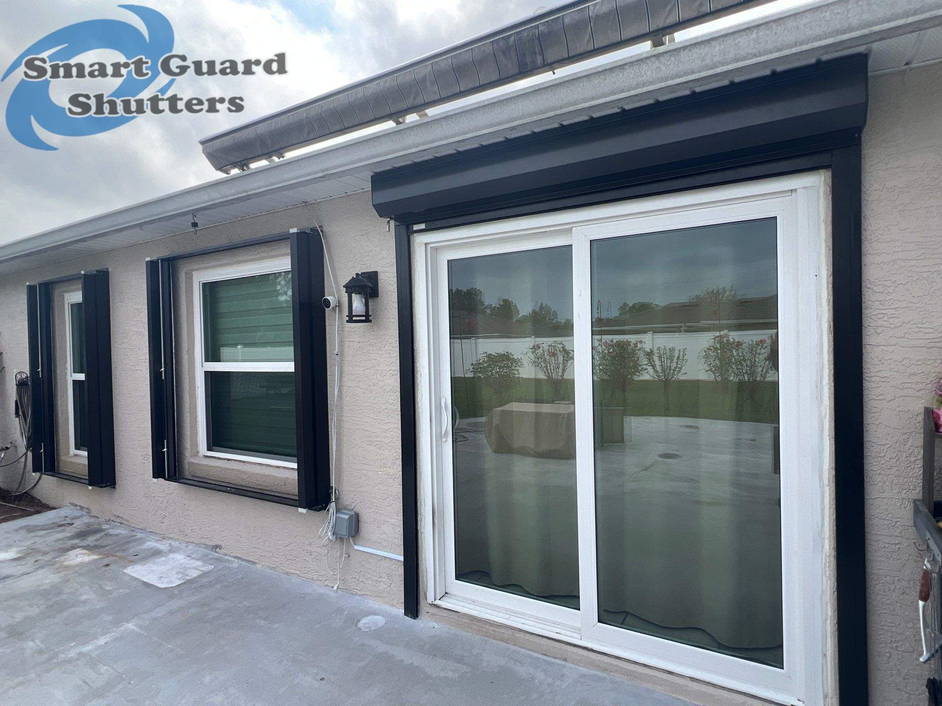 Hurricane Protection in Bronze by Smart Guard Shutters