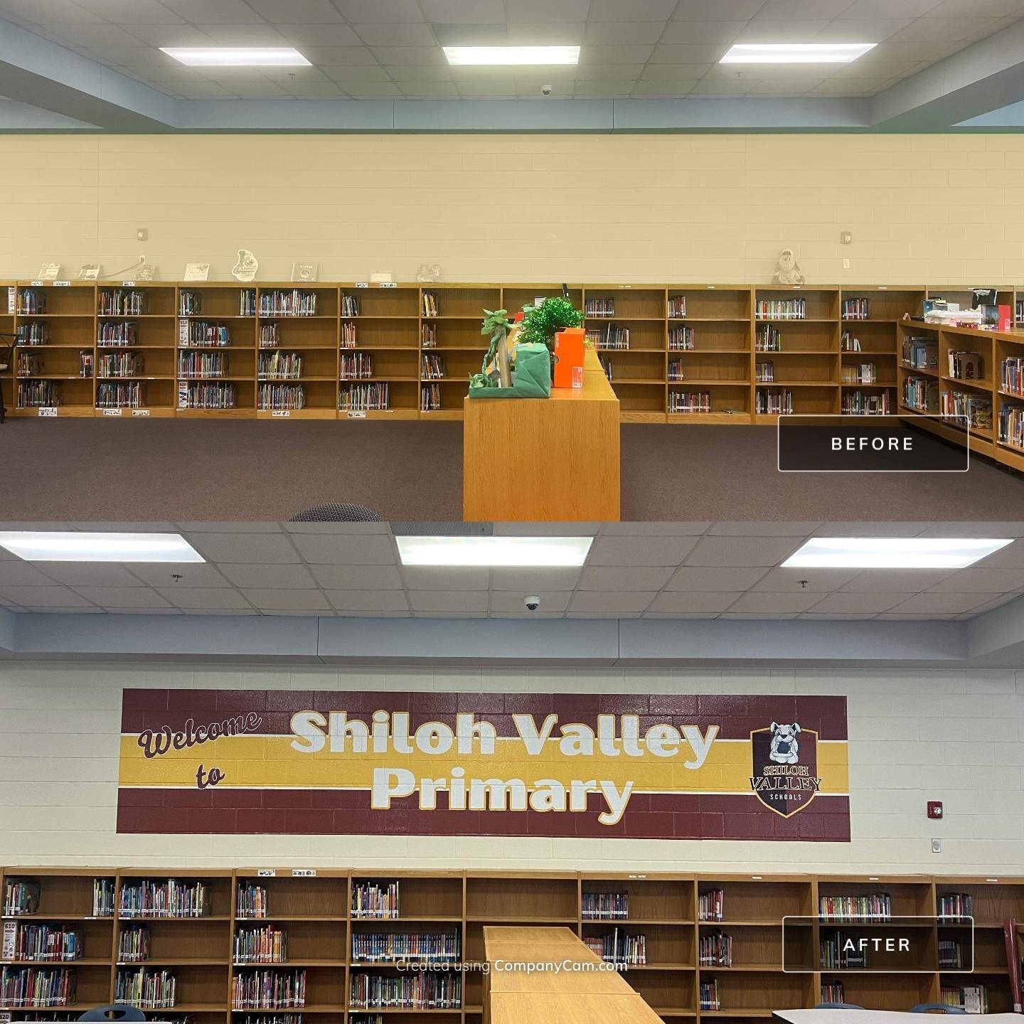 Shiloh Valley Primary School - Media Center Vinyl Graphics by QC Signs and Graphics