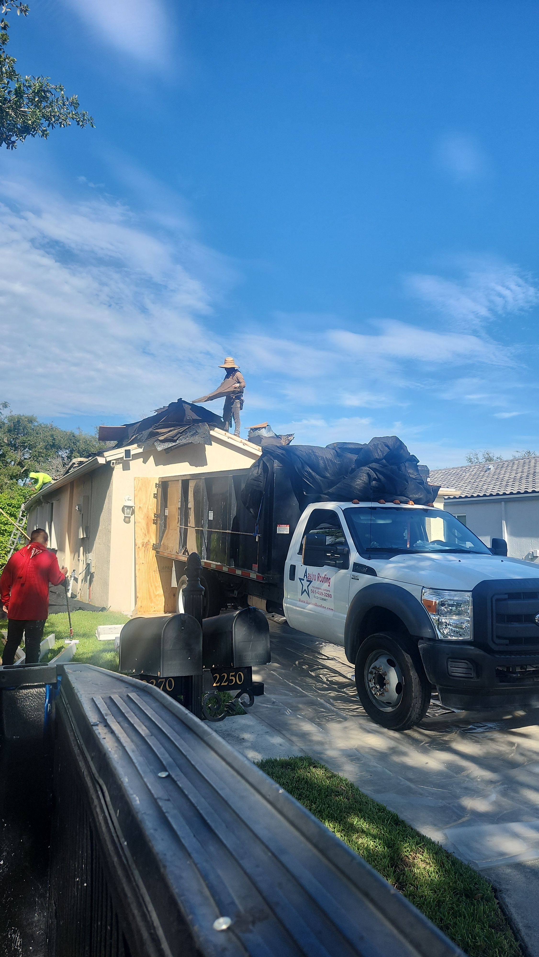 Residential Concrete Tile Roof Replacement and Deck Repair in Miramar by Aastro Roofing