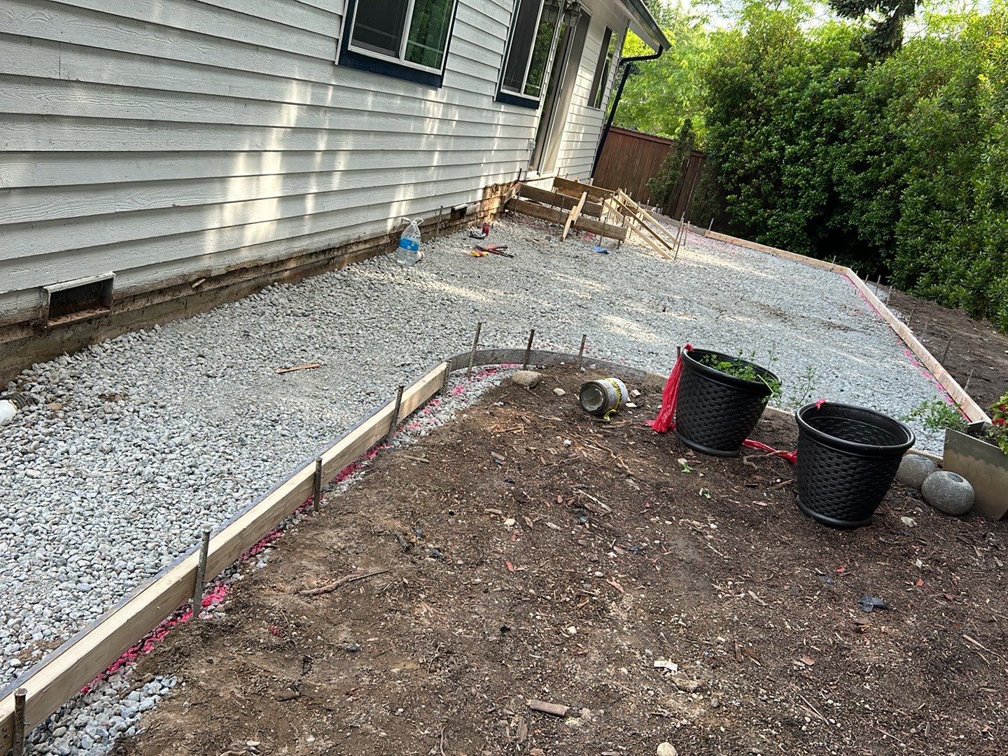 Luo | Colored Stamped Concrete Patio by Jireh Asphalt & Concrete Inc 