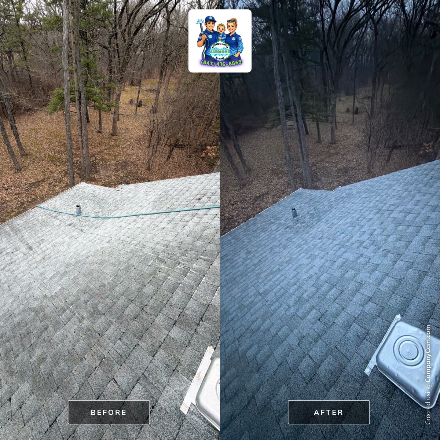 Project in Mundelein by Simmons Power & Soft Washing