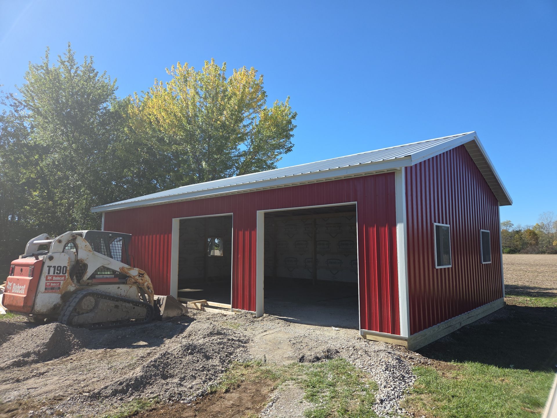 24'x40'x10' Pole Barn by The Barn Builders