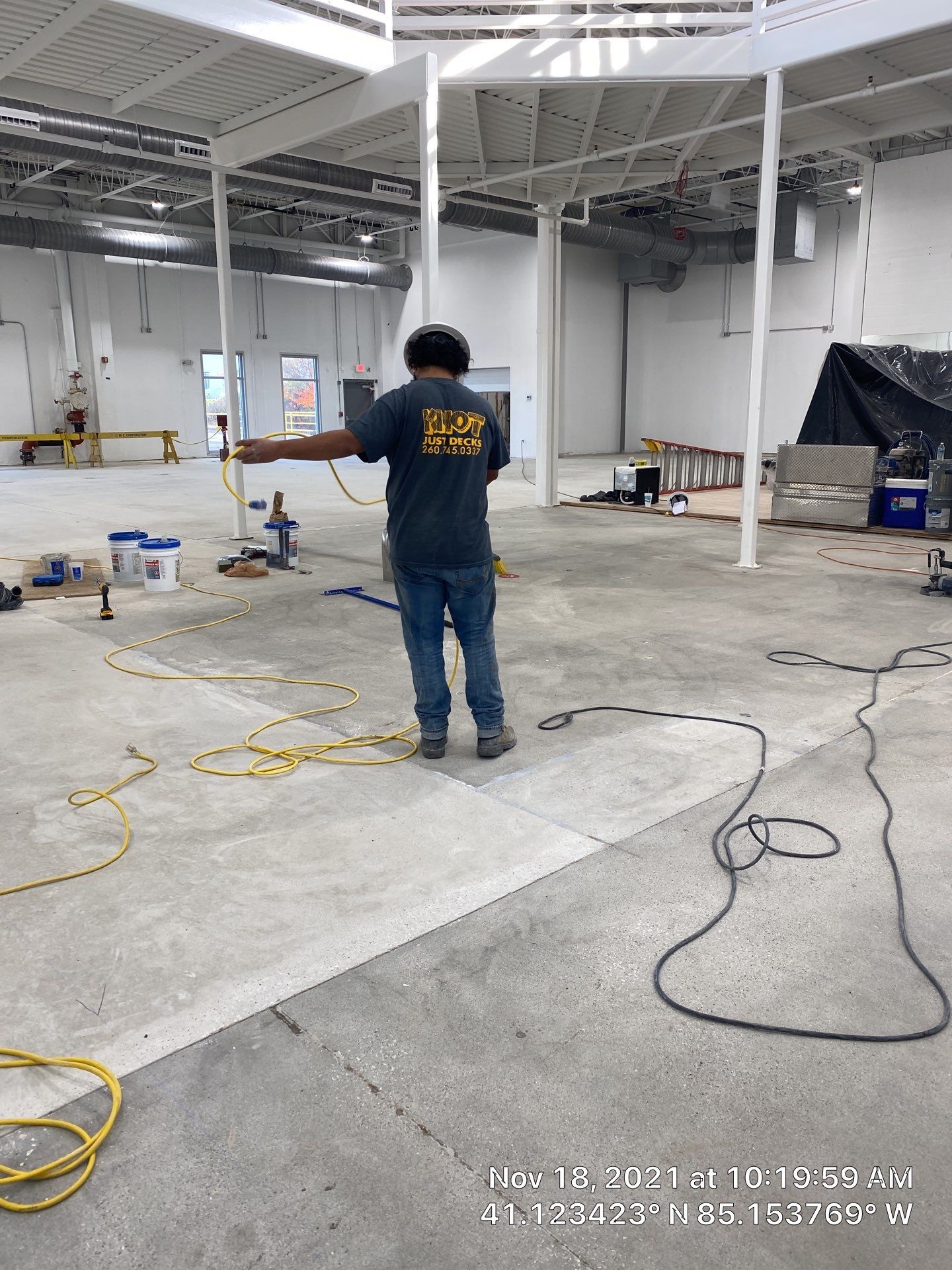 Concrete Coating at Spiece Fieldhouse by Knot Just Decks