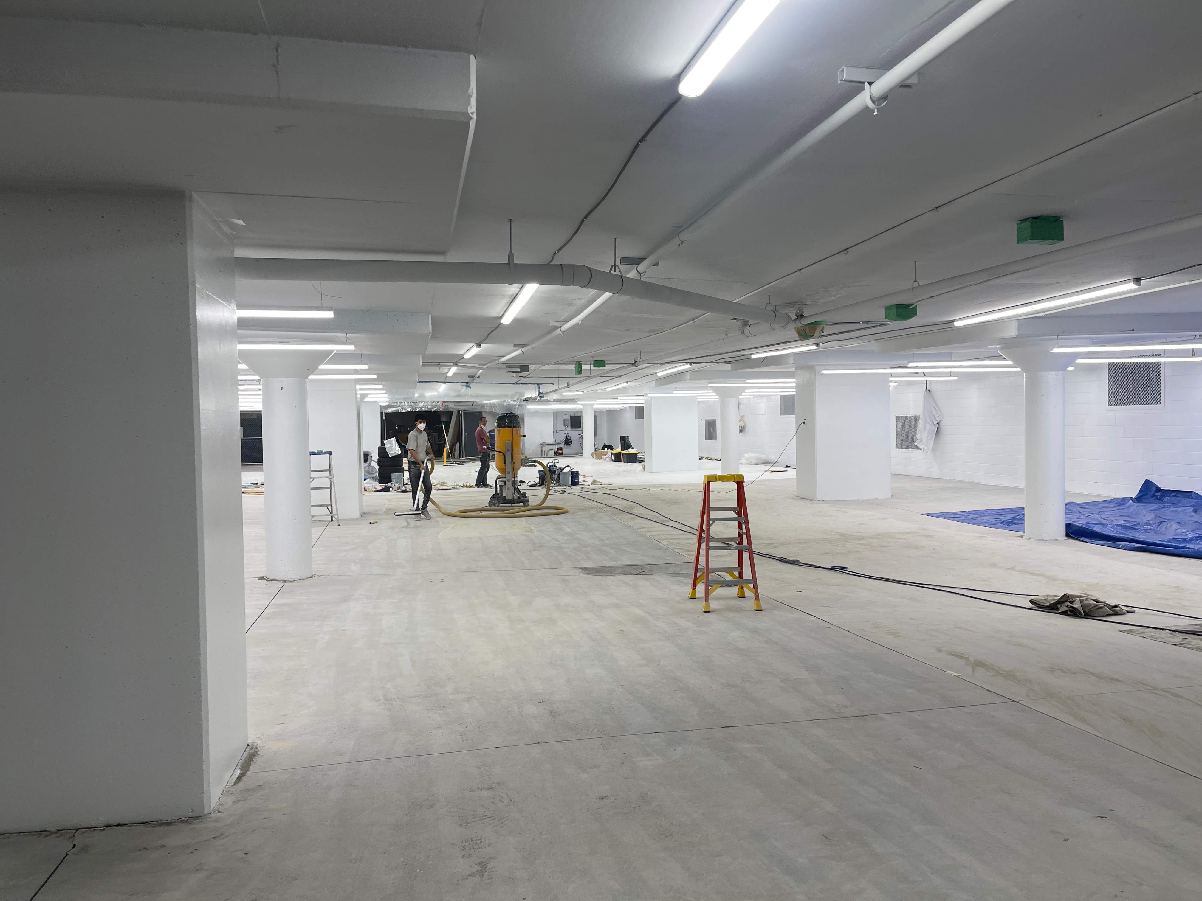 Commercial Ceiling Painting – Downtown Location by YVR Construction Group