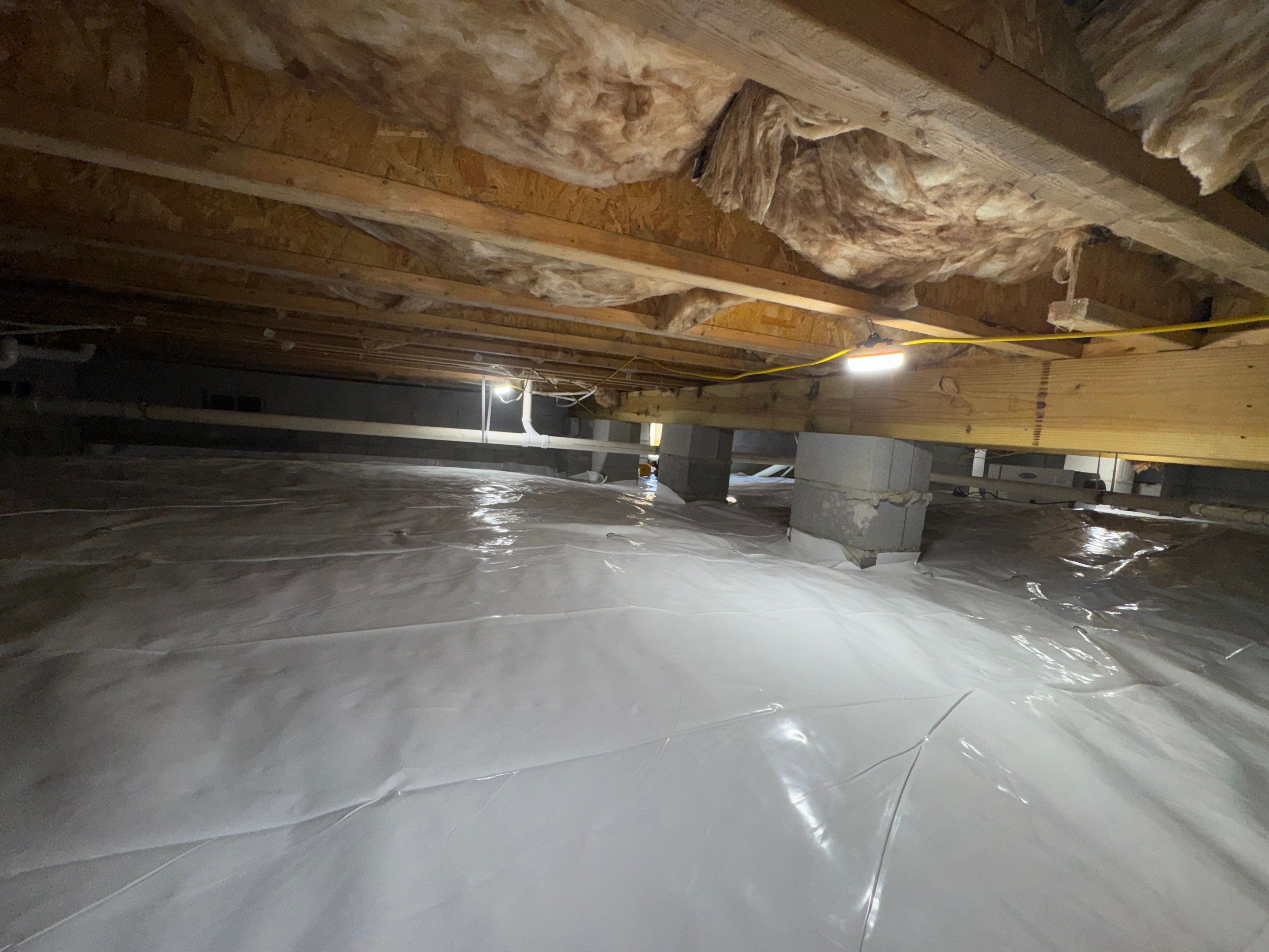 Project in Franklin by Patriot Crawl Space Repairs