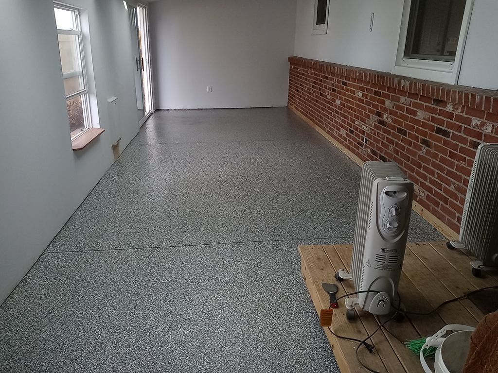 Sunroom Installation using Granite by Your1DayFloor.com