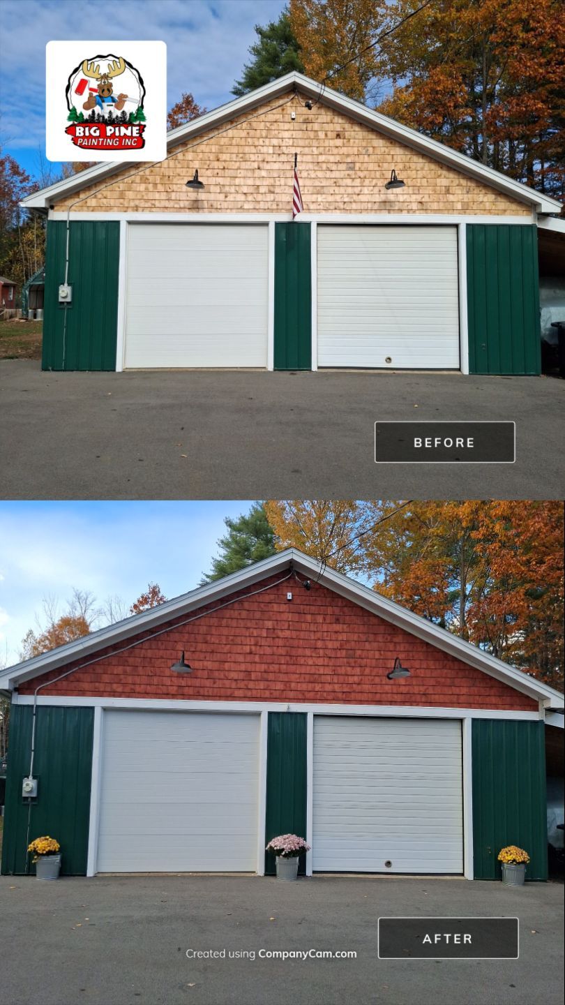 Garage Staining by Big Pine Panting Inc