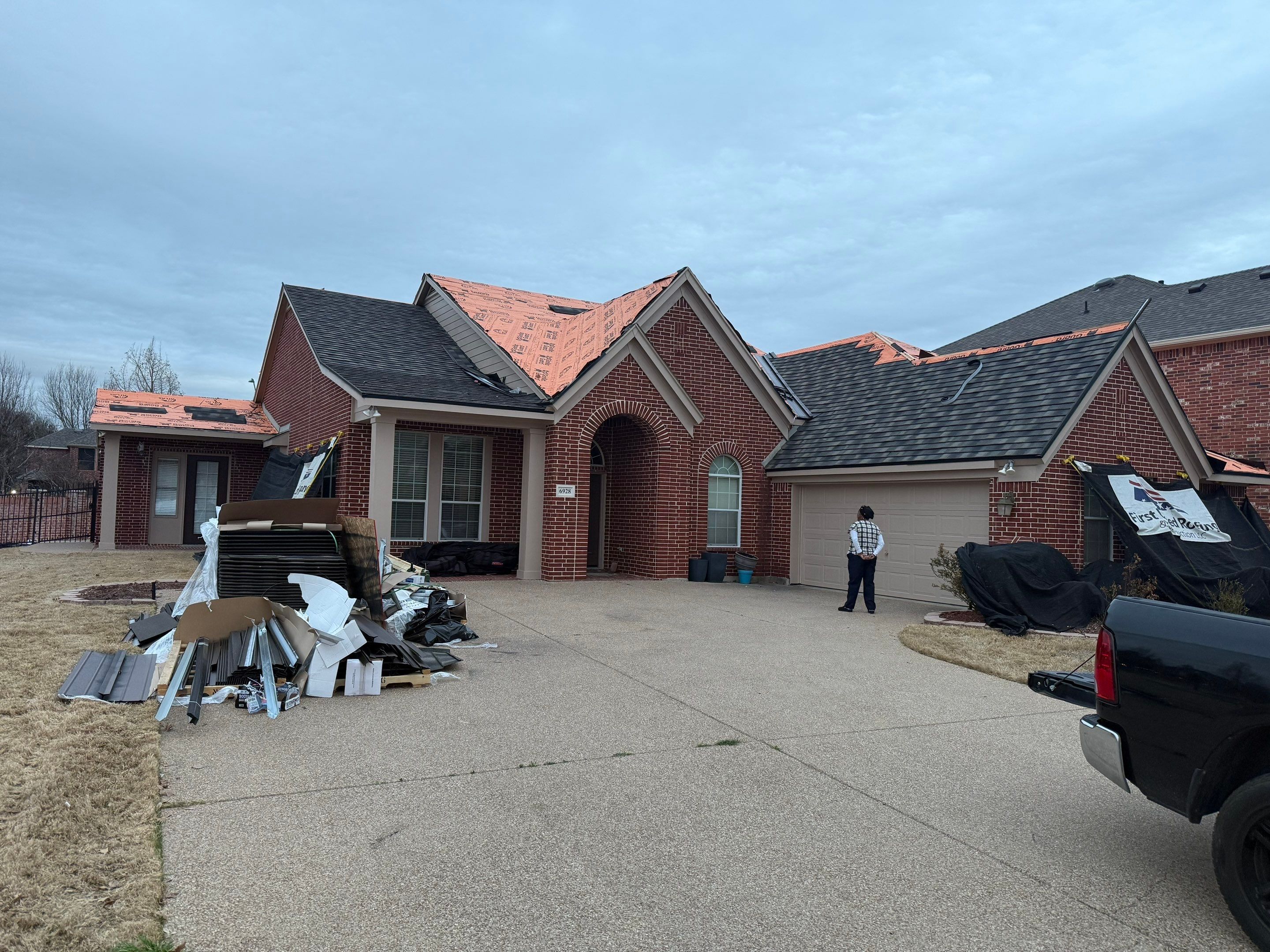 Decra Metal Roof - Shingle XD Stone Coated Roofing Project by First United Roofing & Construction