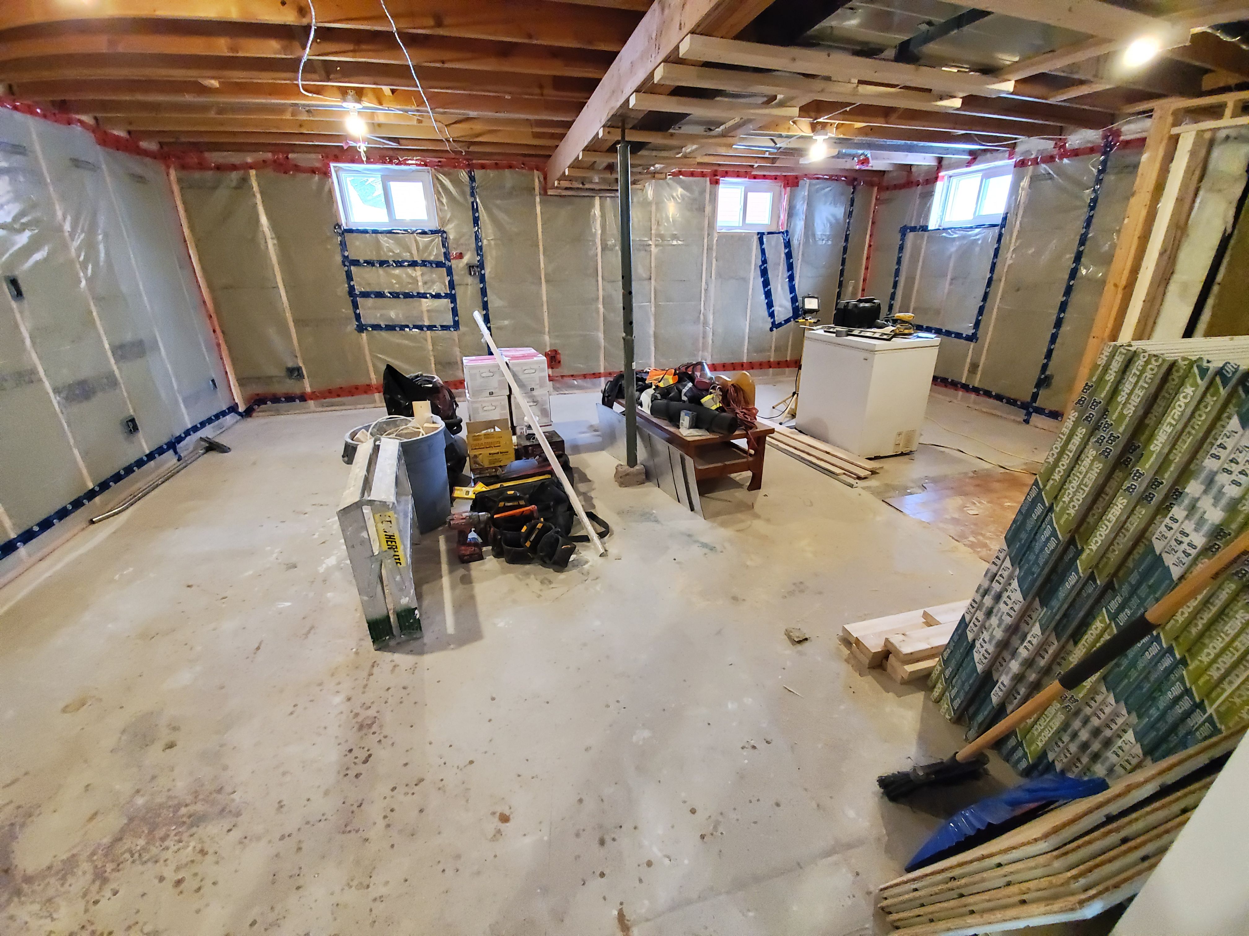 Basement Renovation by Impact Construction Sudbury
