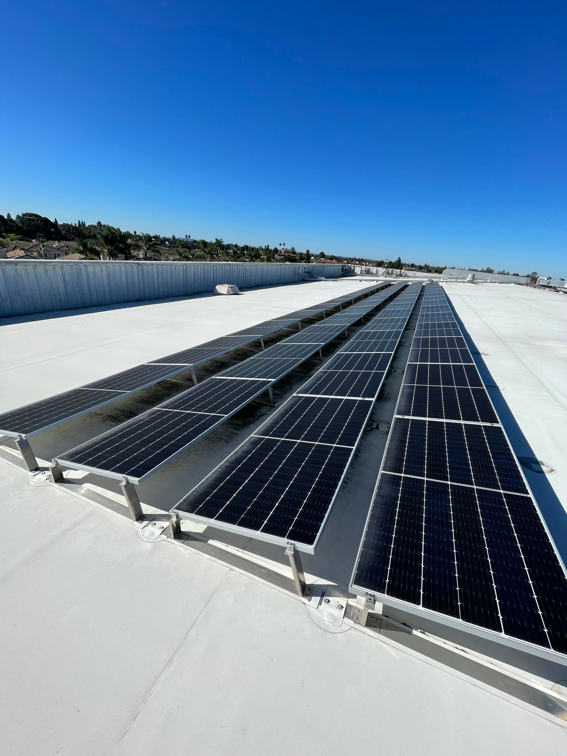 Commercial Solar Panel Cleaning by Palm Coast Solar Cleaning