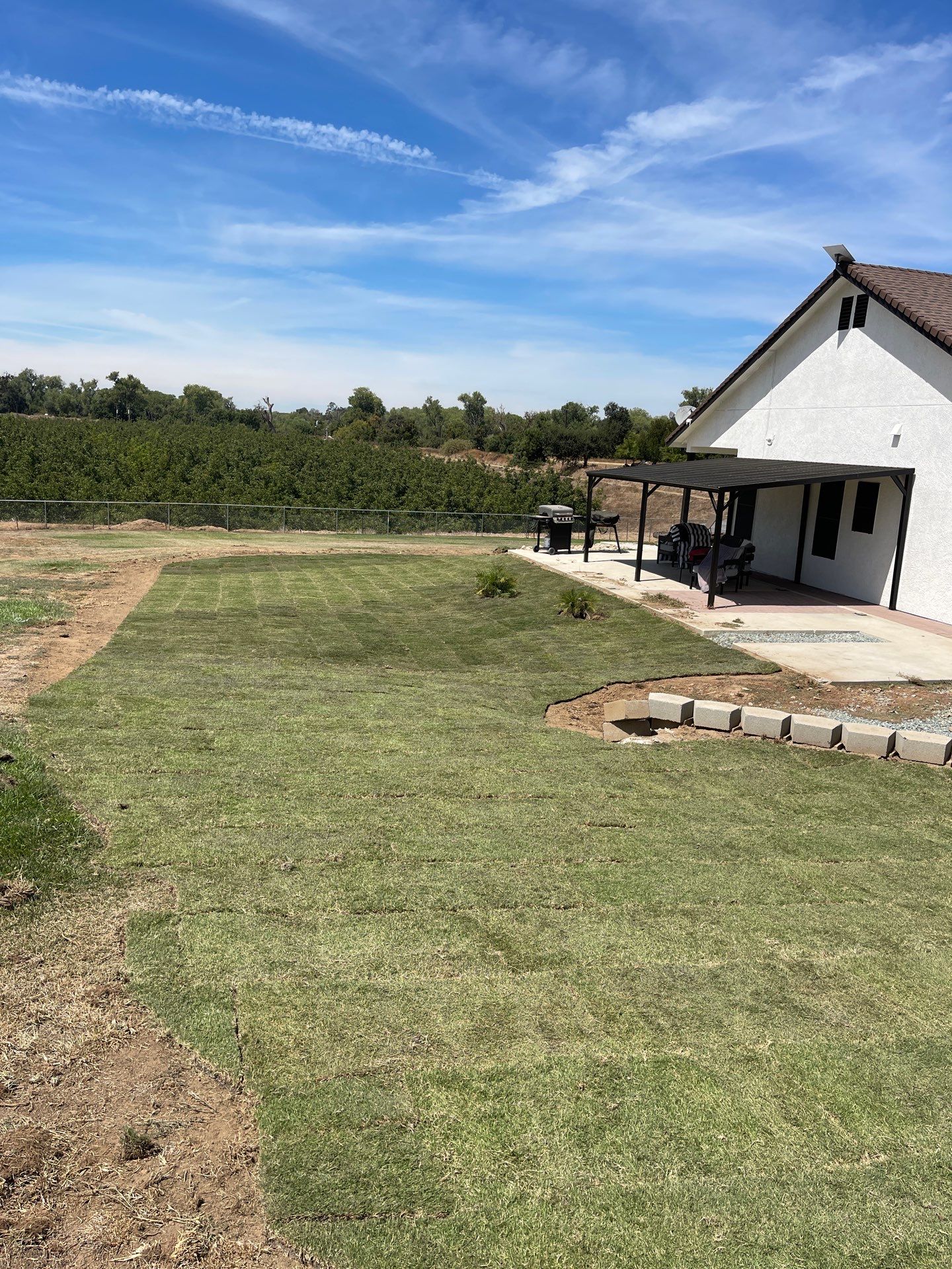 Project in Clements by A - G Sod Farms