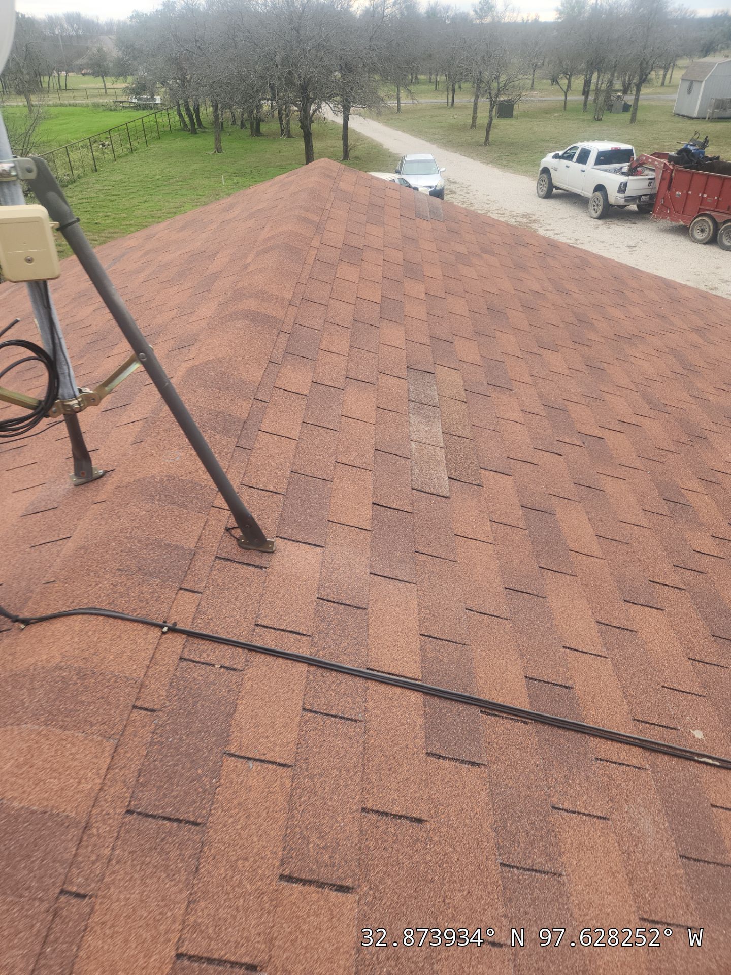Project in Weatherford by Lonestar Roofing and Restoration LLC.