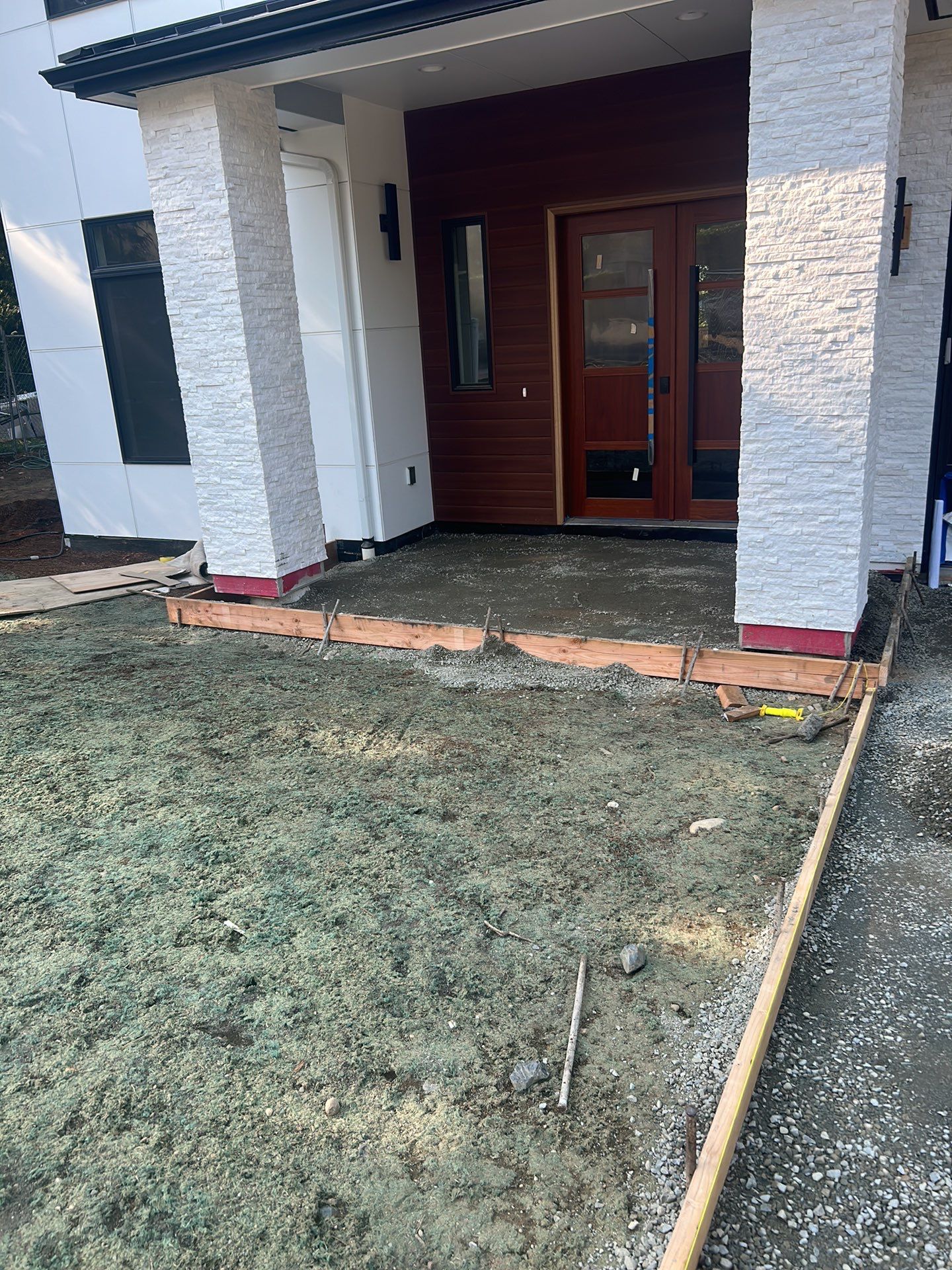 Ken | Driveway & Walkway Pour, Concrete Project by Jireh Asphalt & Concrete Inc 