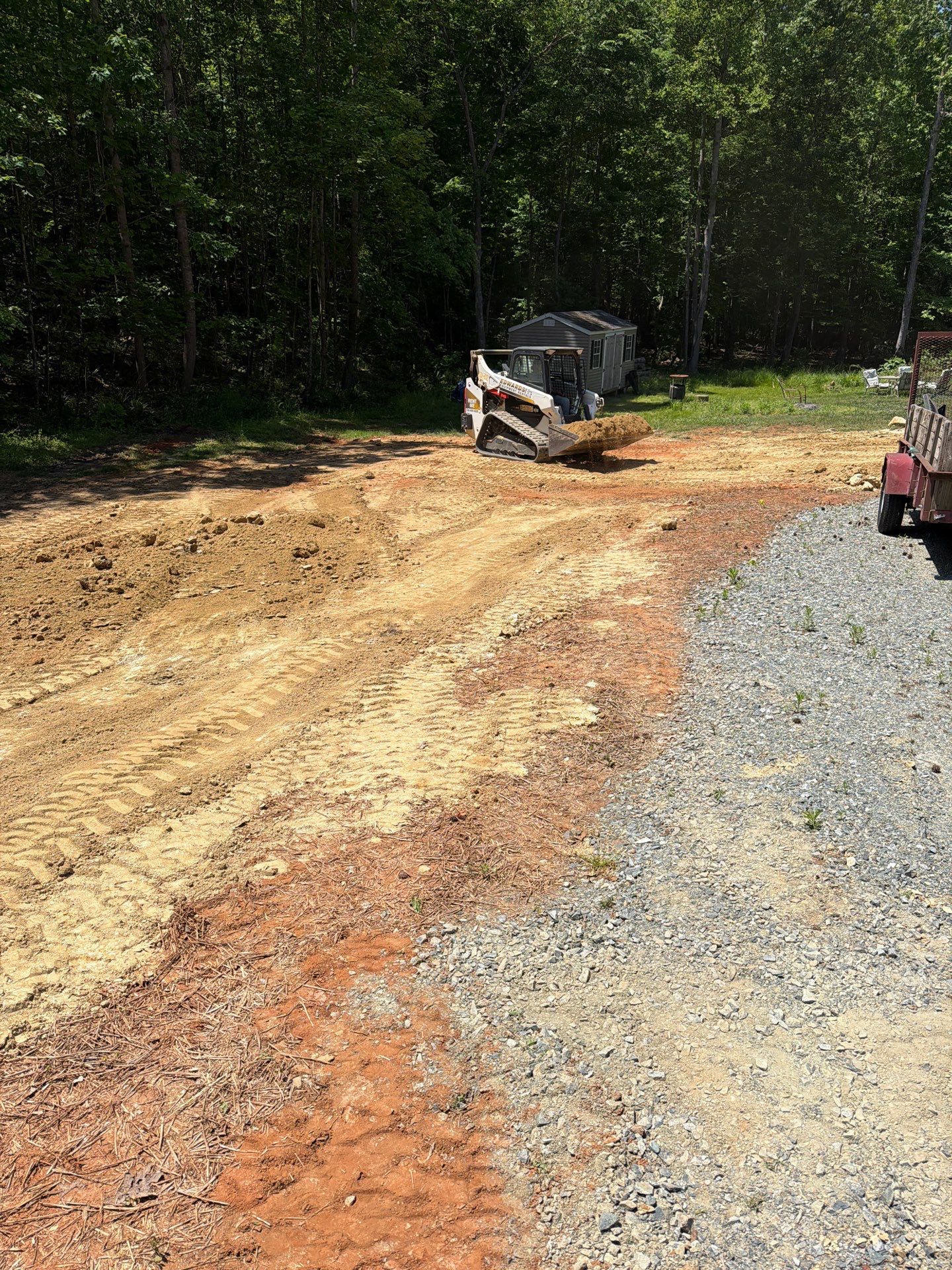 Residential Site Grading and Stormwater Drainage Installation in Thomasville by Four Oaks Grading and Septic, LLC