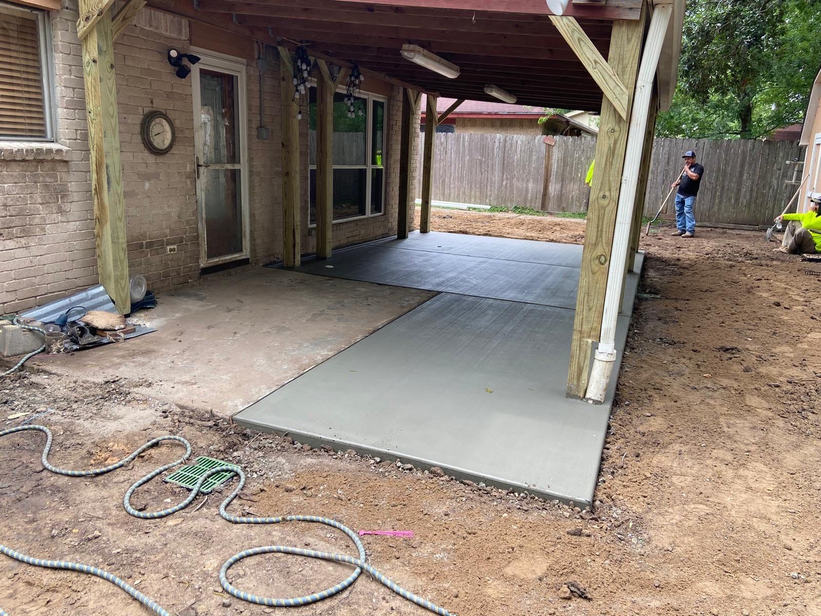 Bye-Bye Flooding! Mr. Dontaye's Back Patio & Drainage Overhaul π§π by Texas Urban Elements