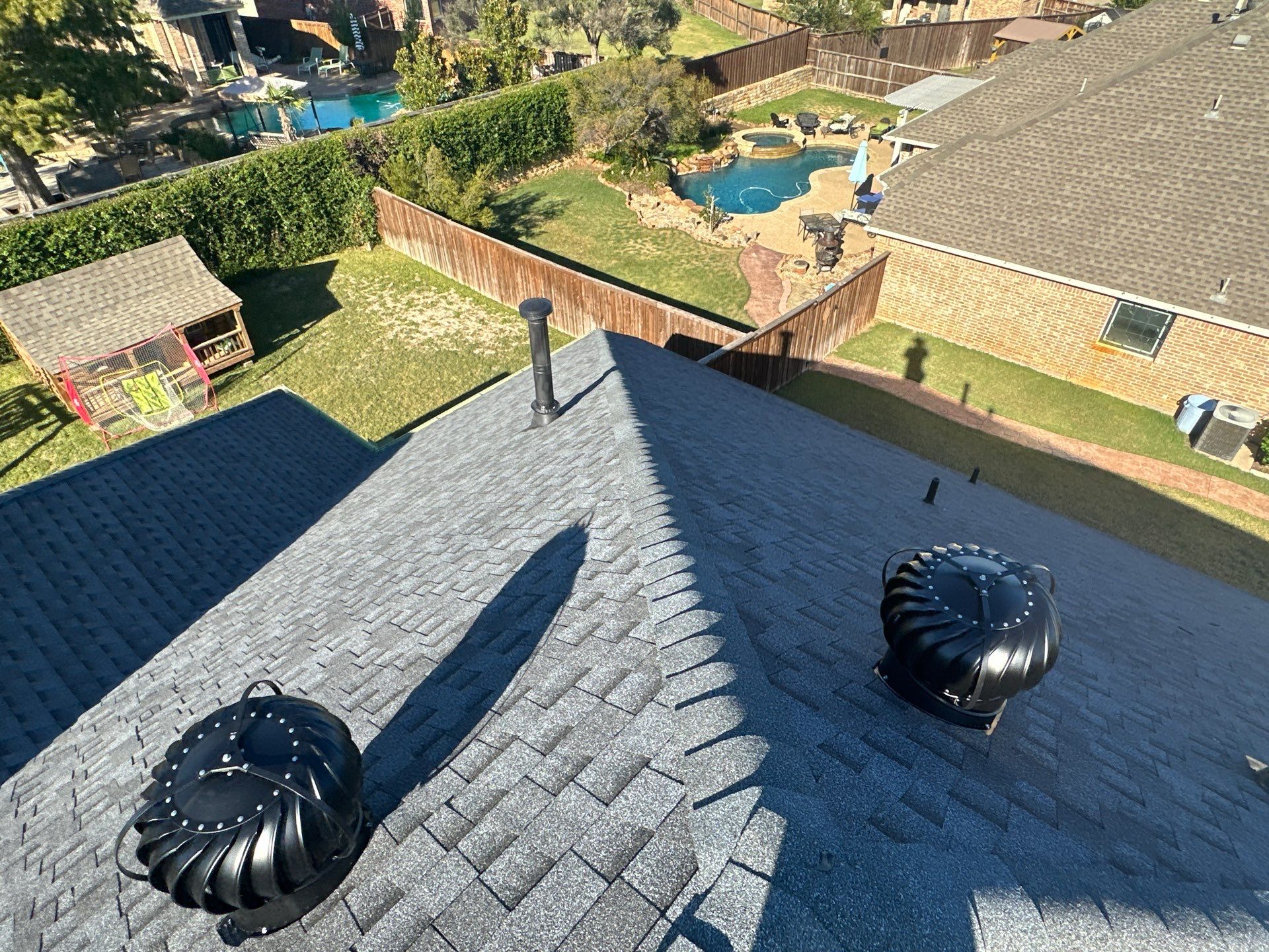 Full Roof Replacement in Mansfield Texas - GAF MasterElite Golden Pledge 25 year Warranty by First United Roofing & Construction