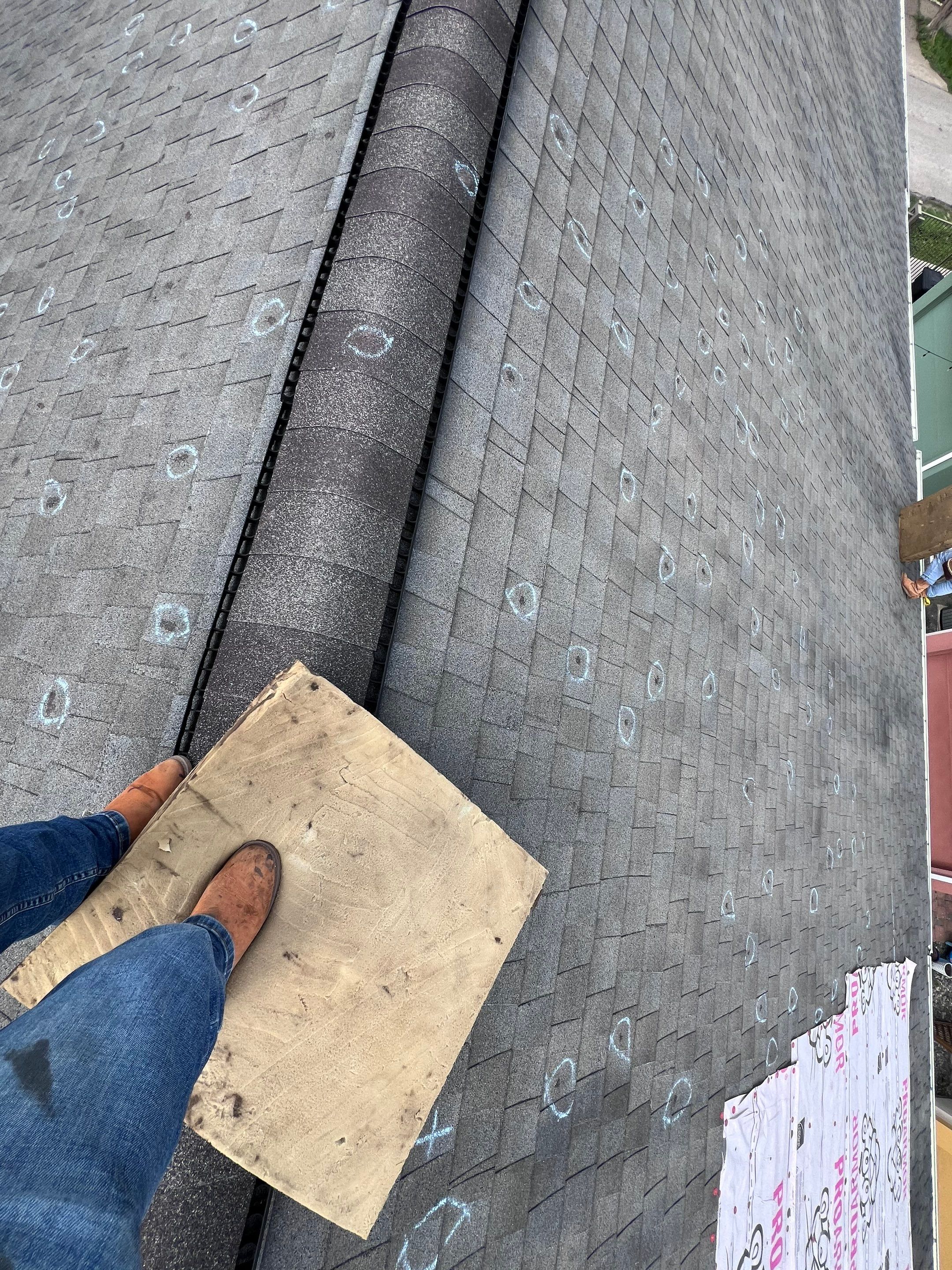 Residential Roofing Repair using Owen's Corning Duration (Lifetime) Shingles by Roof Repair Company
