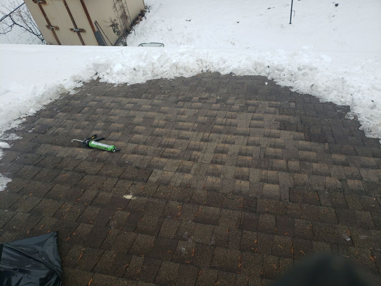 Skylight Removal using Shingle Repair by The Roof Doctor
