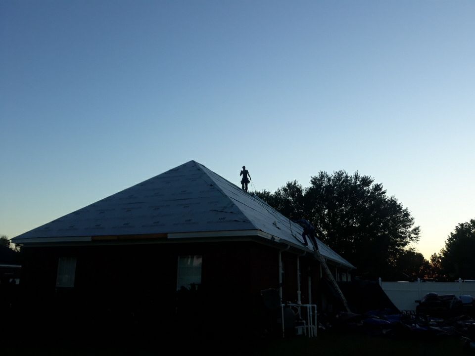 Residential Roofing Installation using Roof Replacement by American Roofing & Construction LLC