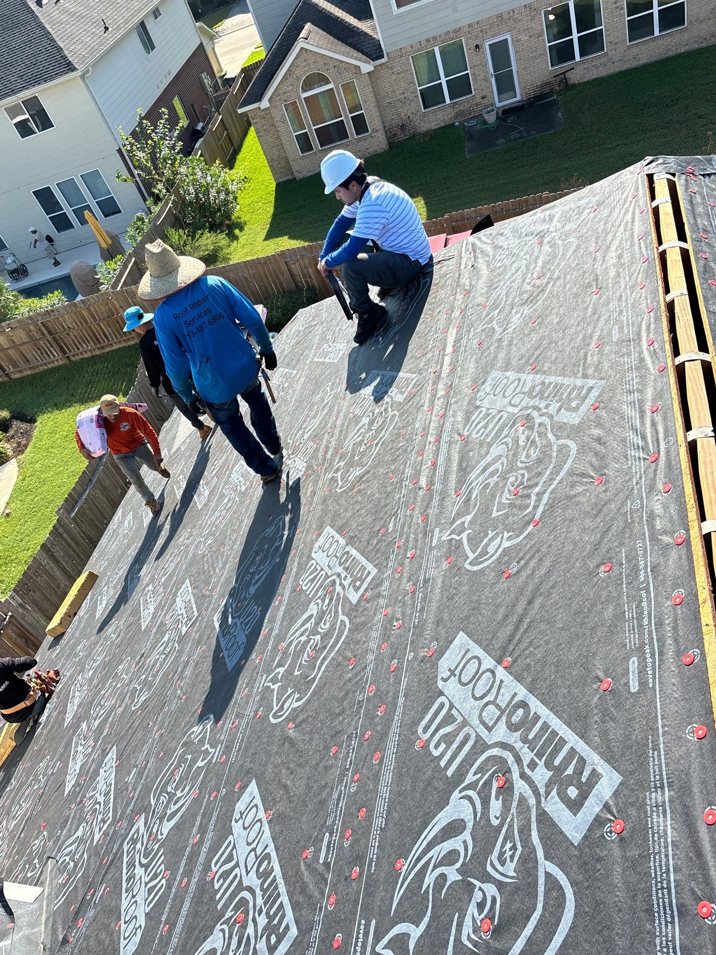 Residential Roofing Installation using Owen's Corning Duration (Lifetime) Shingles by Roof Repair Company