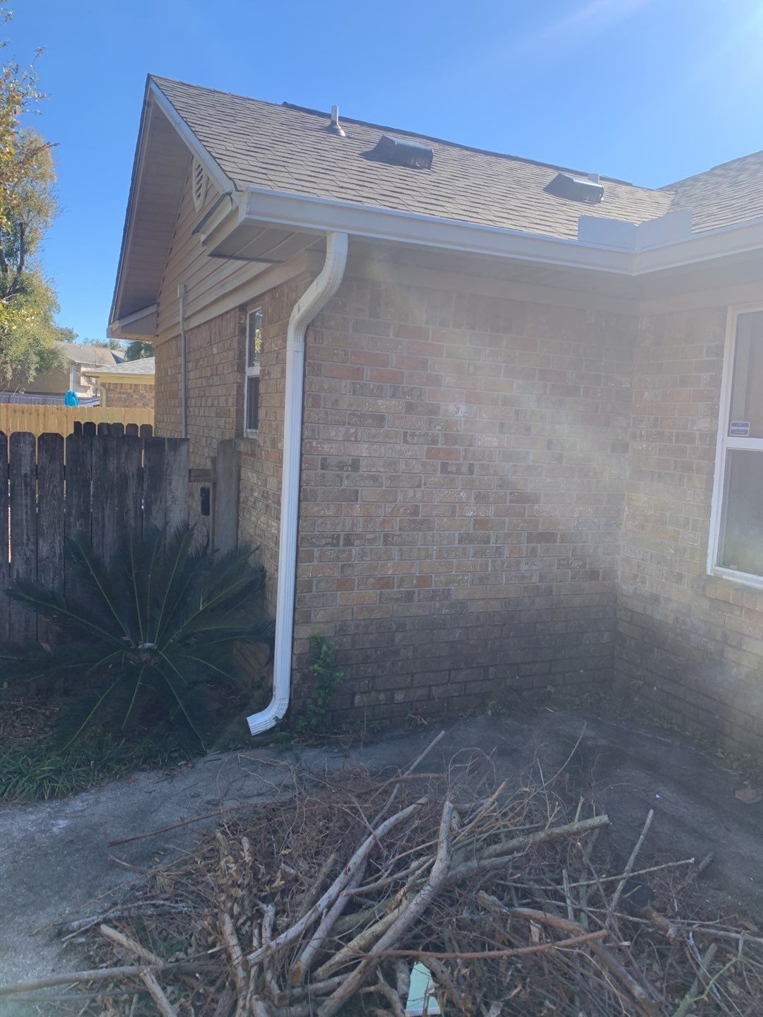 Splash Guard Gutters in Pensacola FL by Gutter Professors