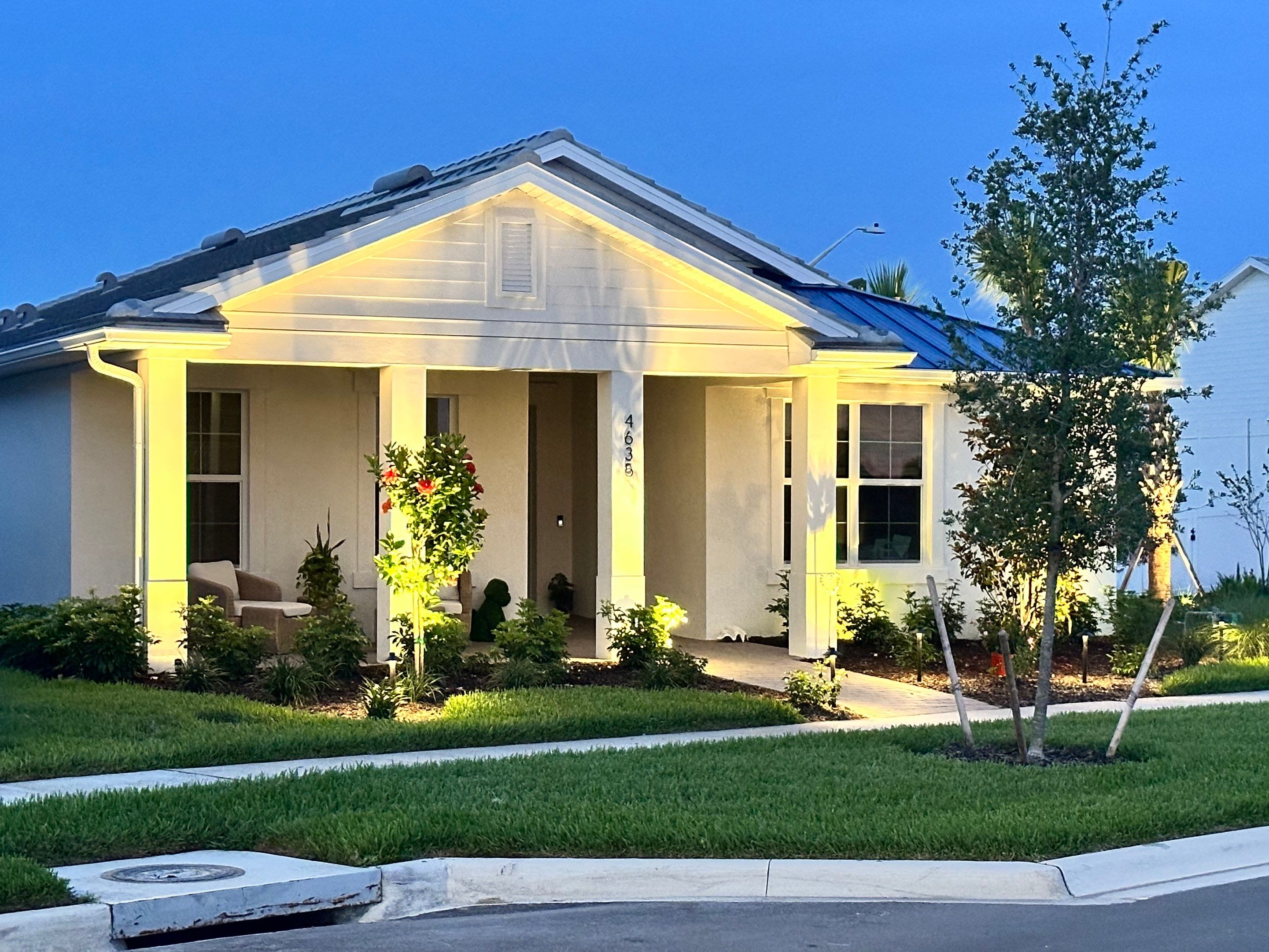 Architectural and Landscape Lighting Installation in Bradenton, Florida by Illuminate Landscape Designs