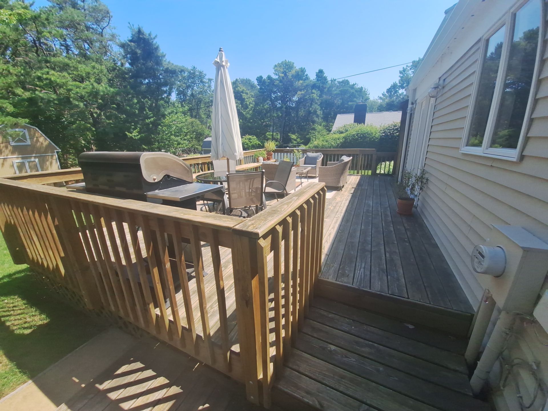 Deck Wash & Stain Transformation | Spring Lake, Michigan by Gordon Painting