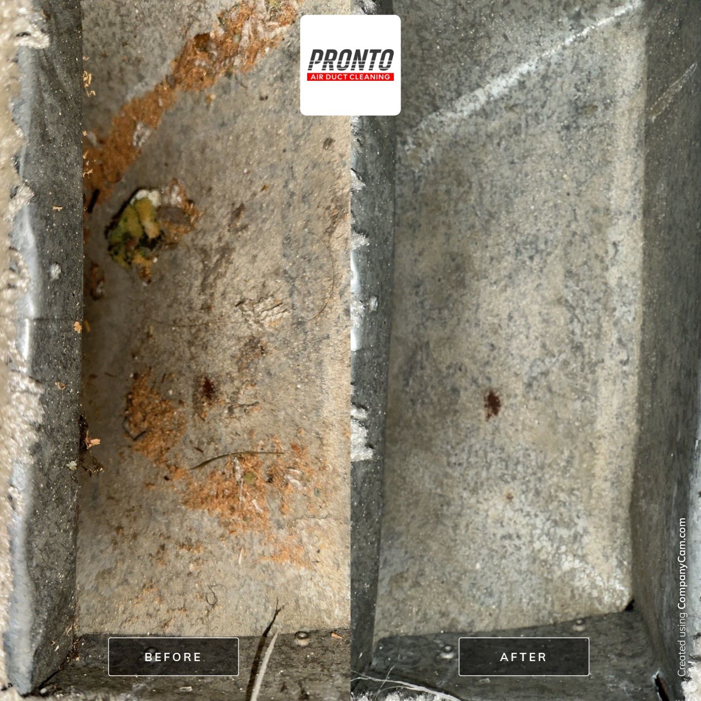 Air duct cleaning using Hypervac by Pronto Air Duct Cleaning