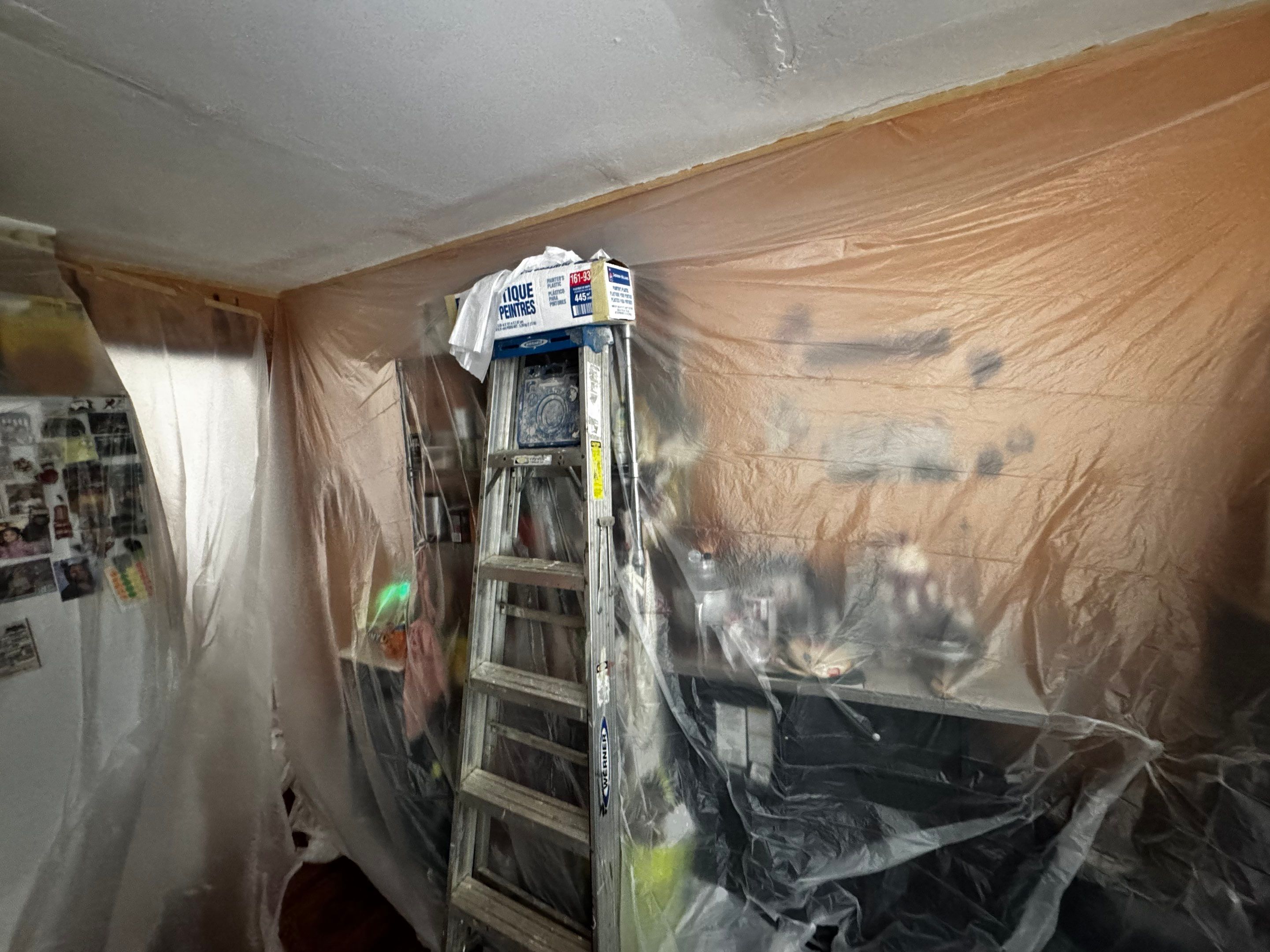 Townhome Ceiling Damage in Decatur, GA by PGP Surface Solutions, LLC