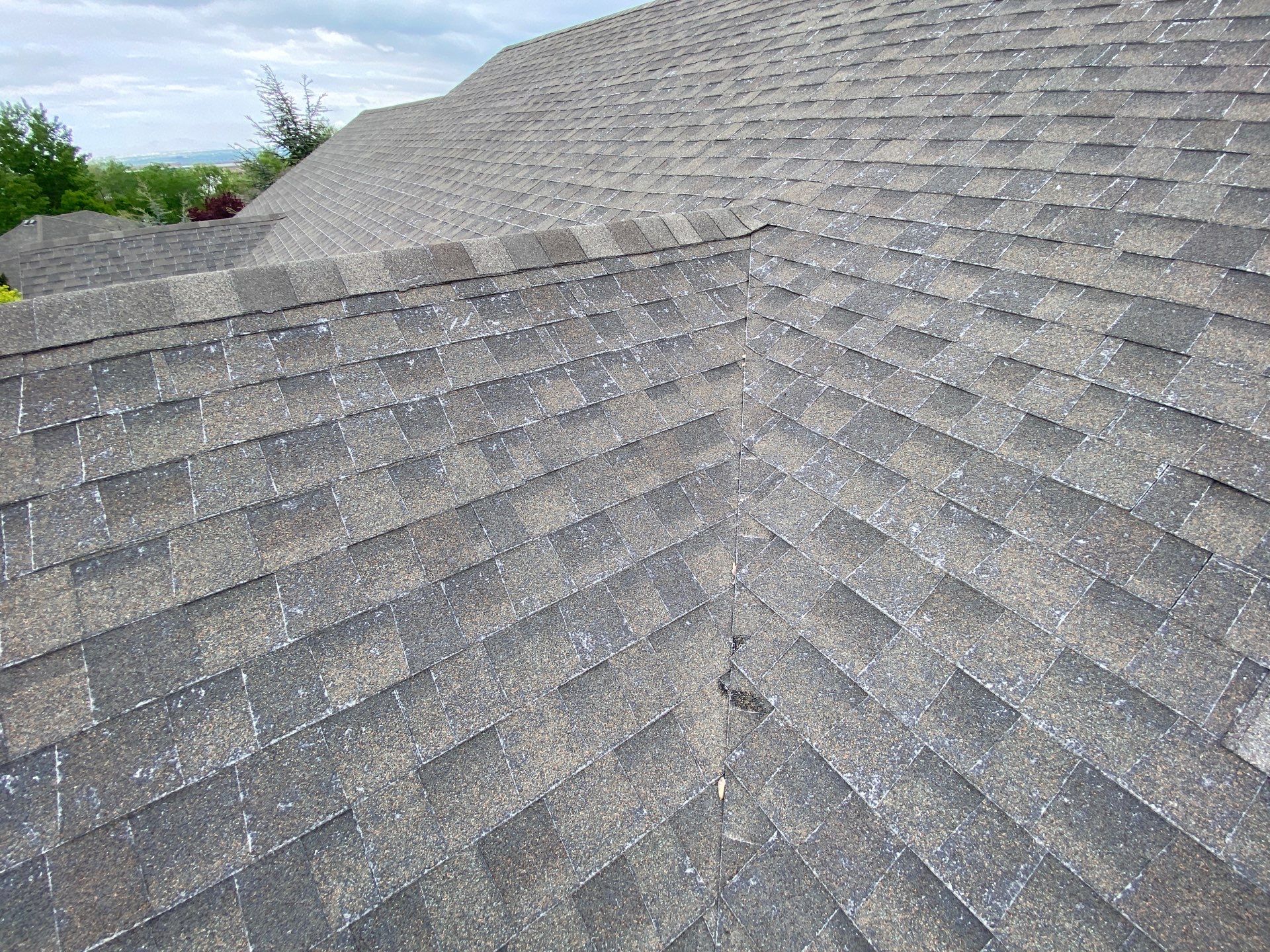 Project in Cottonwood Heights by Emerald Gotcha Gutters 