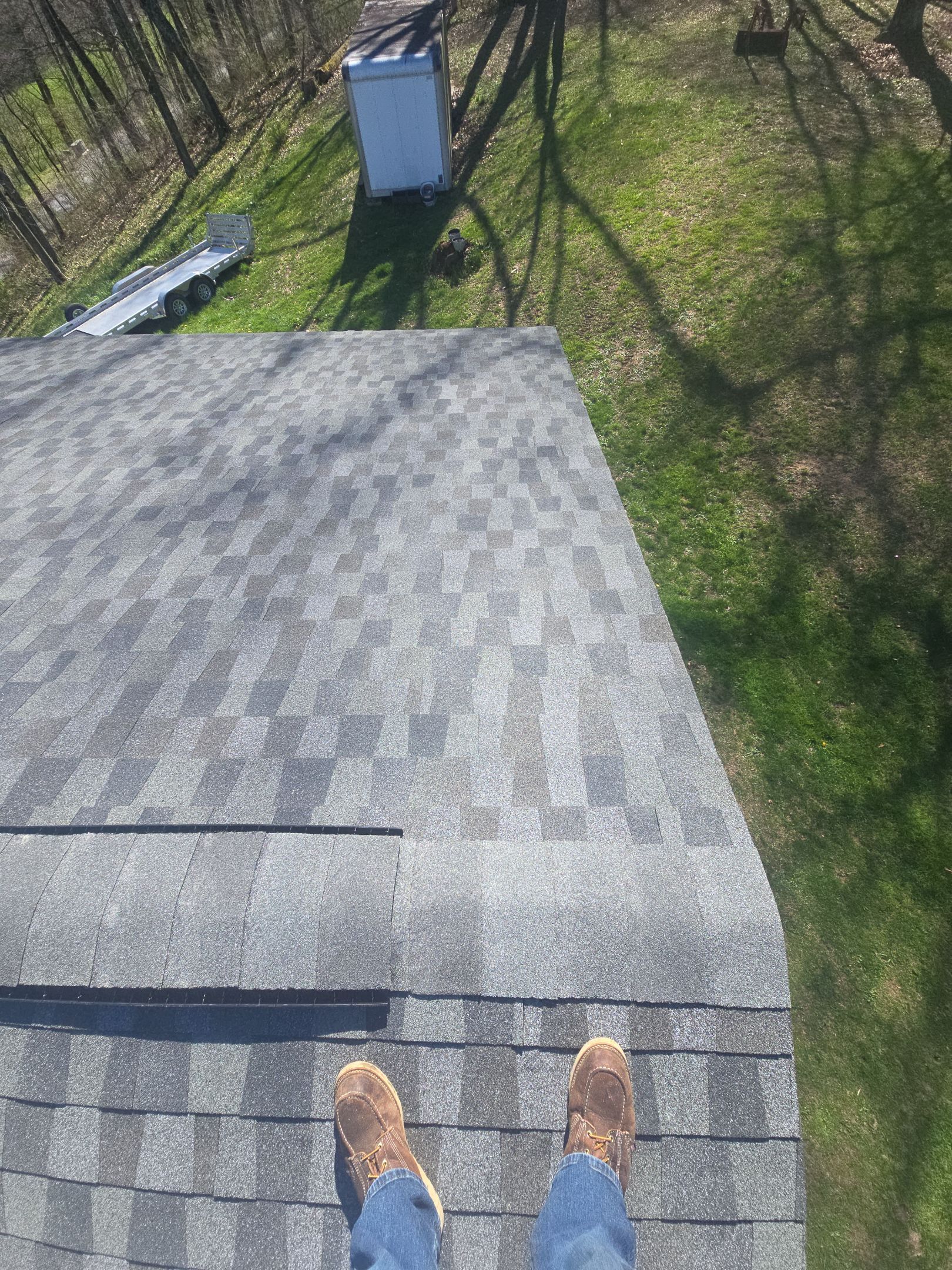 Residential Roofing Installation using GAF Timberline HDZ Nantucket Morning by Rainstoppers Roofing