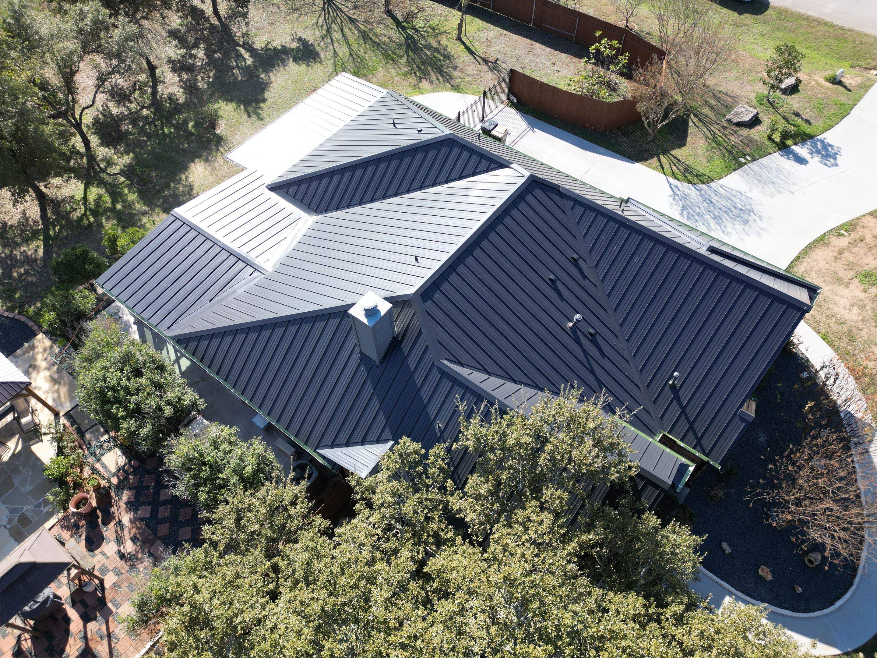 Matte Black - L&A Metals Class 4 UL 2218 Standing Seam Metal by RoofsOnly.com