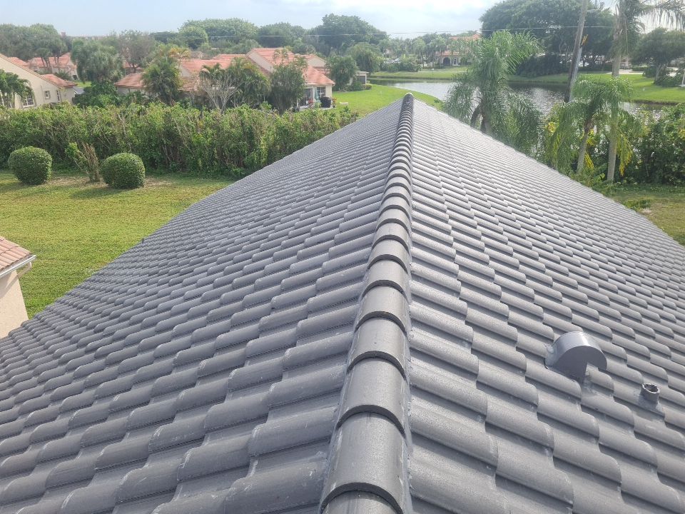 Residential Roofing Installation using Eagle Roofing Tile by BLUES BROTHERS ROOFING