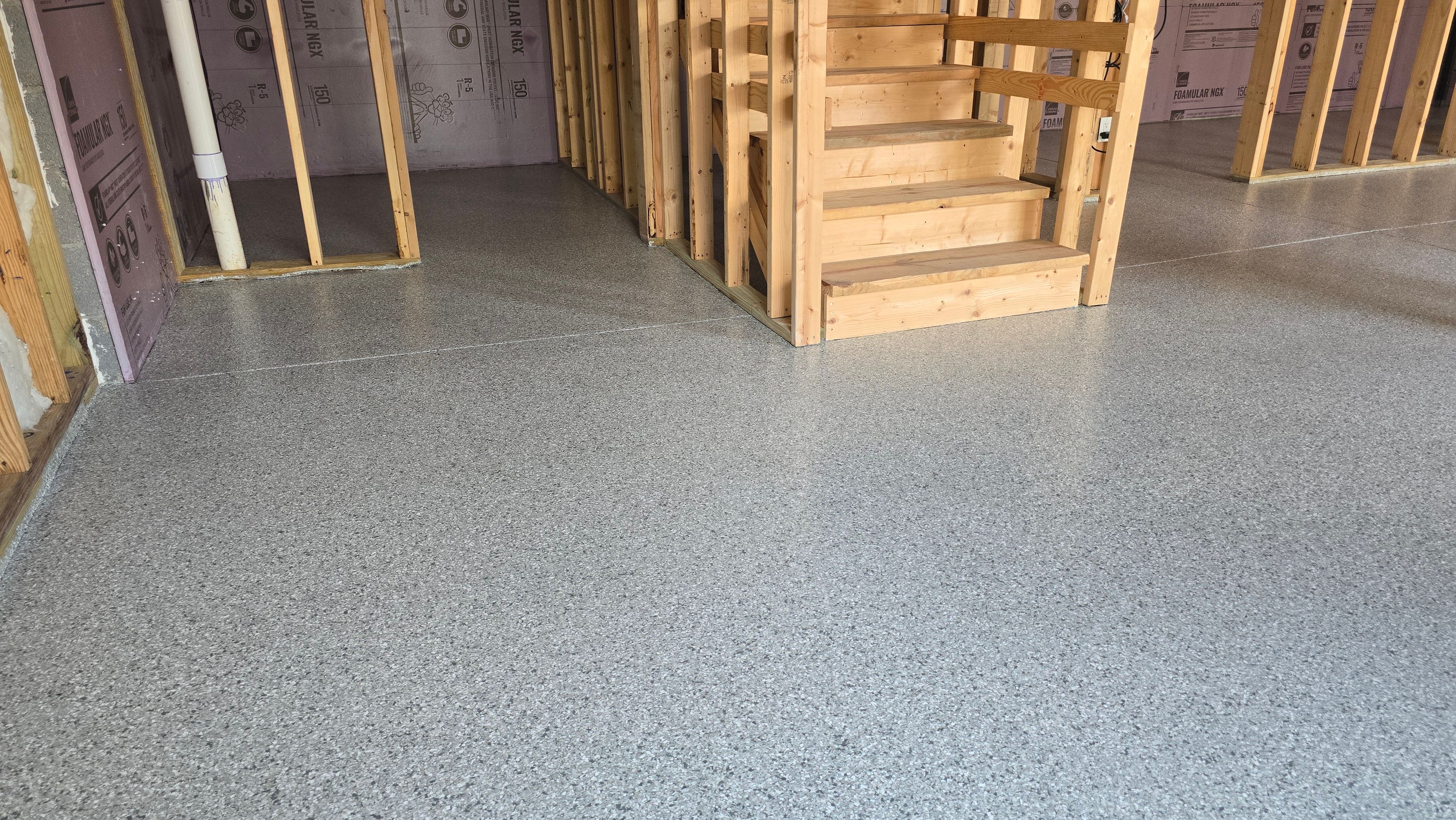 Basement using Rocky Ridge by Elite Floor Solutions