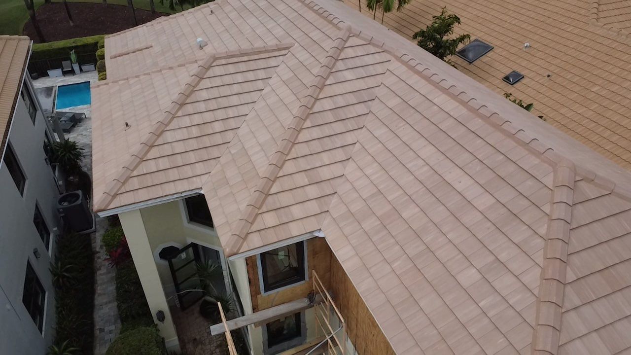 Residential Roofing Installation using Eagle Roofing Tile by BLUES BROTHERS ROOFING