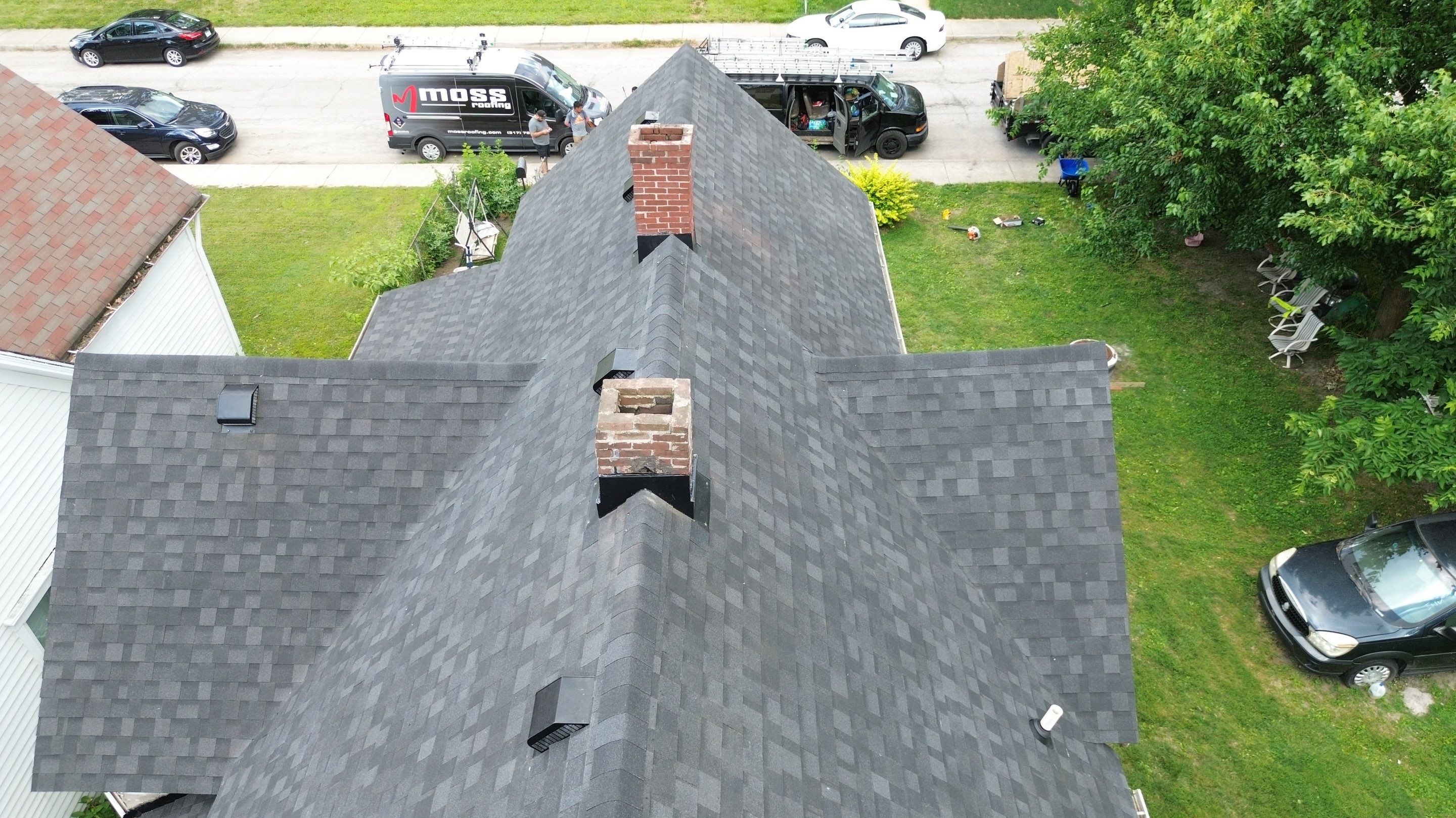 Project in Indianapolis by Moss Roofing