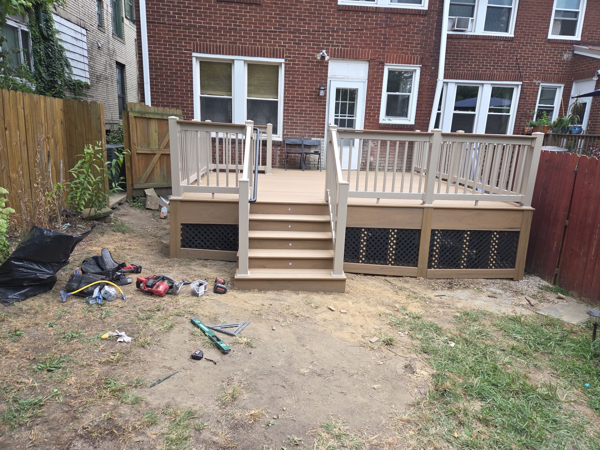 Deck build  by Cousins Roofing Siding & Decks