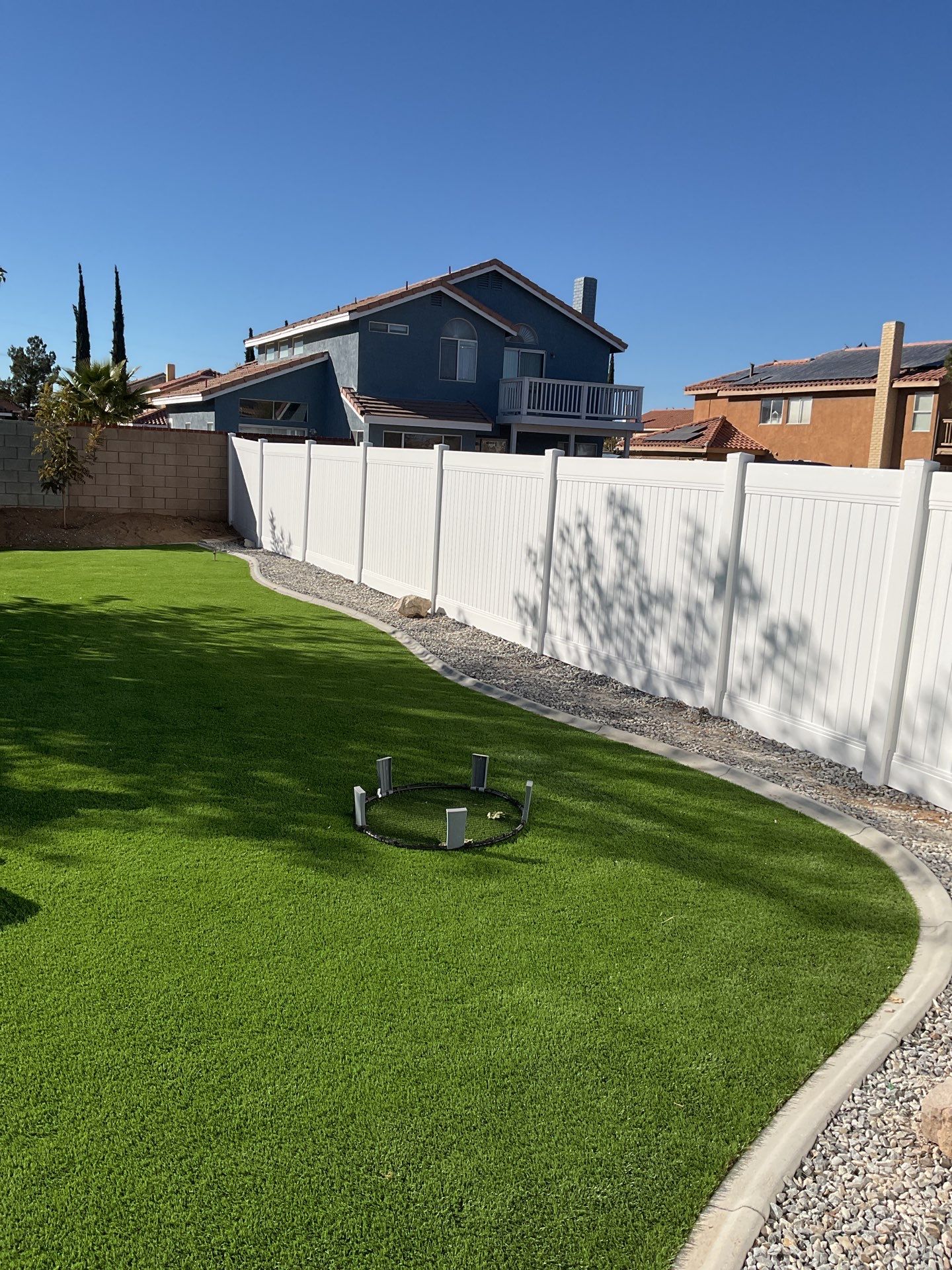 Fence Installation using Vinyl by Fence Guys Inc.