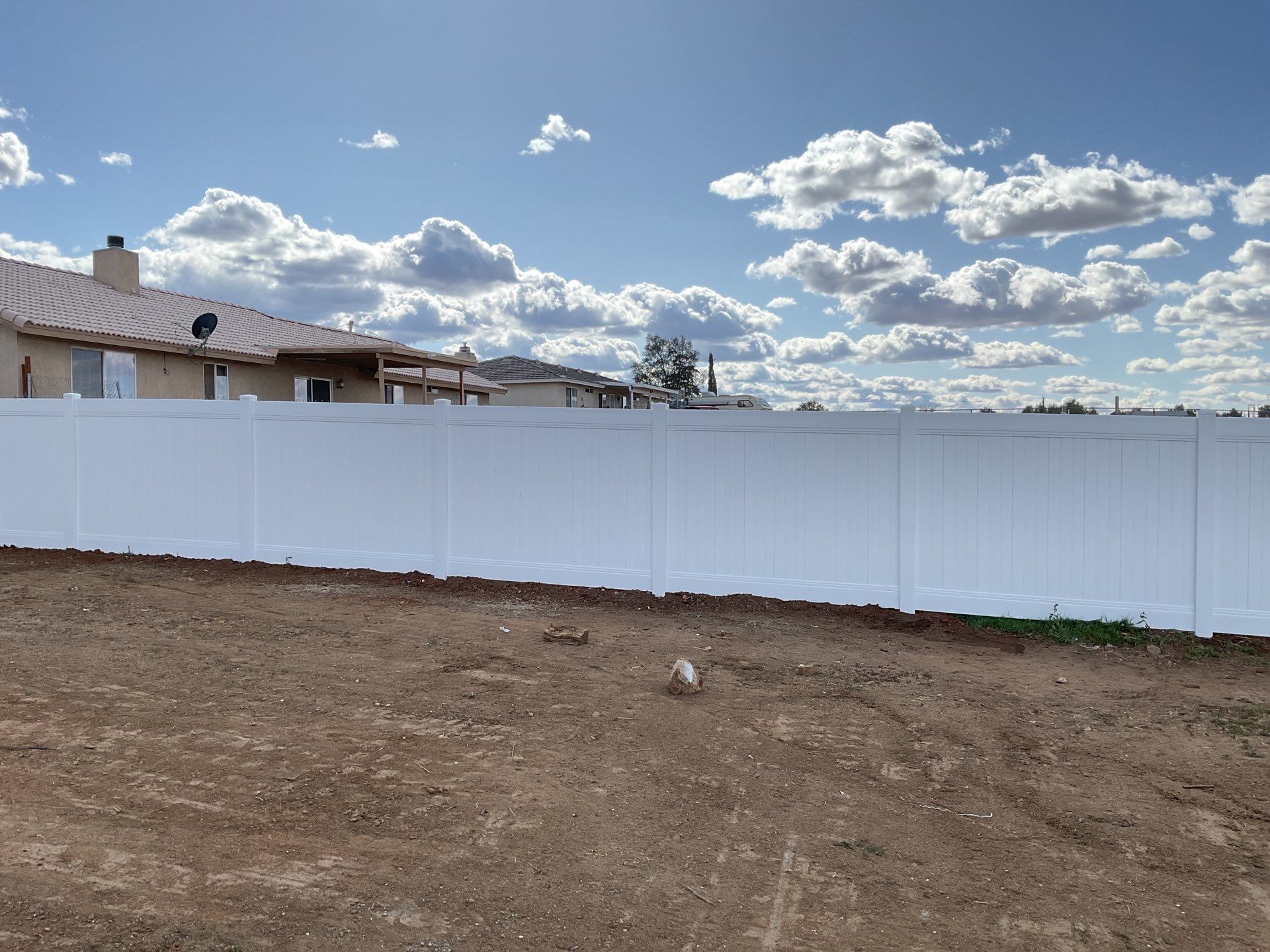 Fence Installation using Vinyl by Fence Guys Inc. 