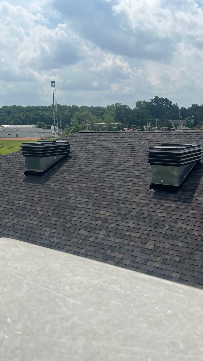 Commercial Roofing Installation using Owens Corning Duration Black Sable by Nitro Roofing and Construction