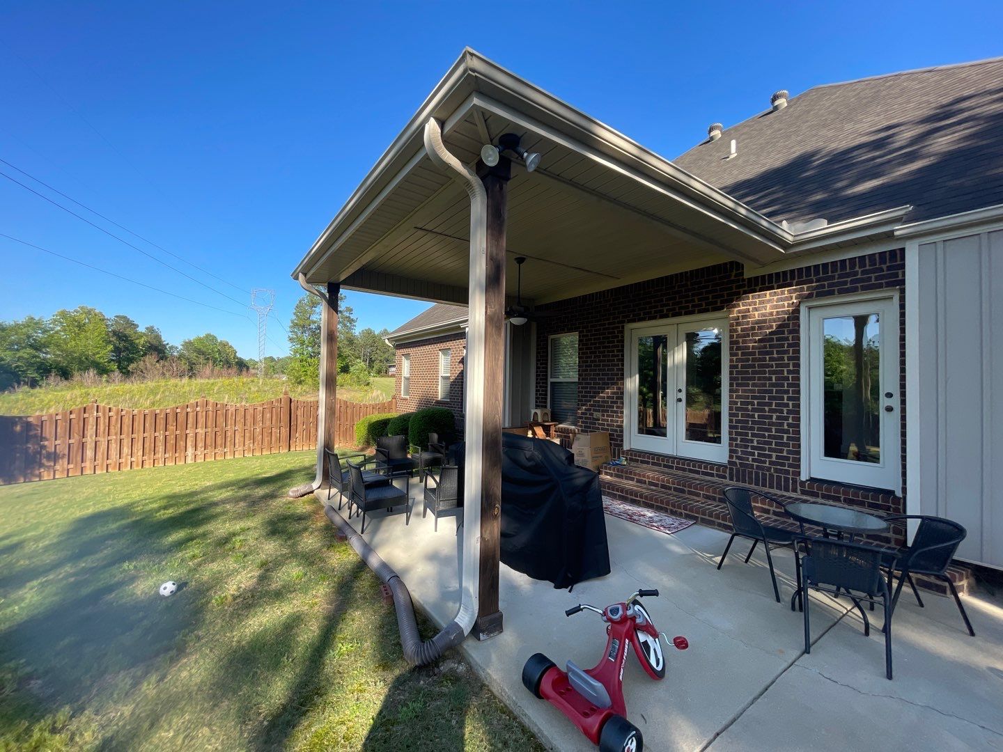 River Valley Road - Screened Porch Install  by Pillar and Pine