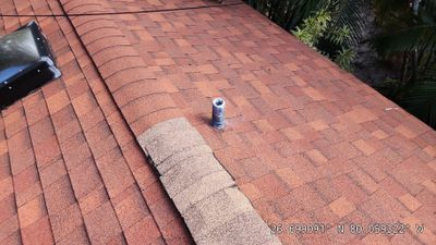 Shingle Roof Repair  using Landmark Shingles