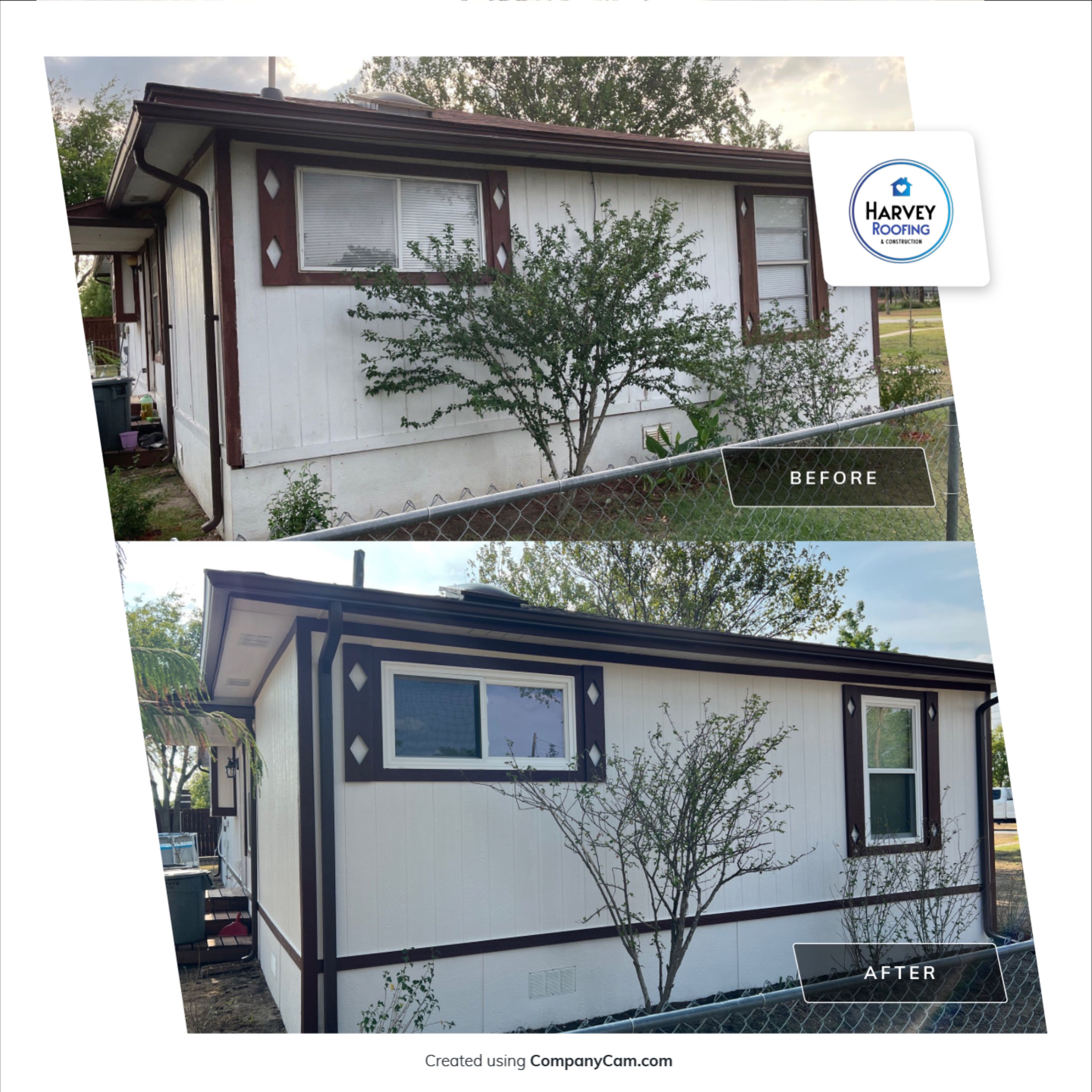 Residential Roofing Installation using Roofing Shingles by Harvey Roofing & Construction