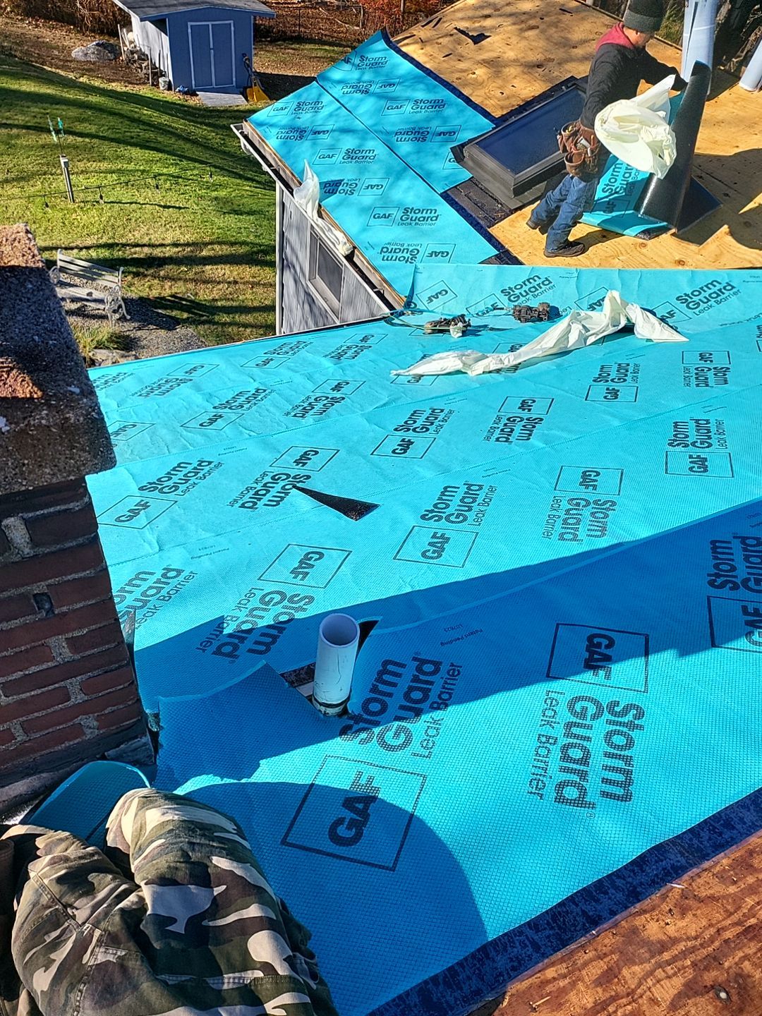 Residential Roofing Installation using GAF Timberline  by A Plus Exterior