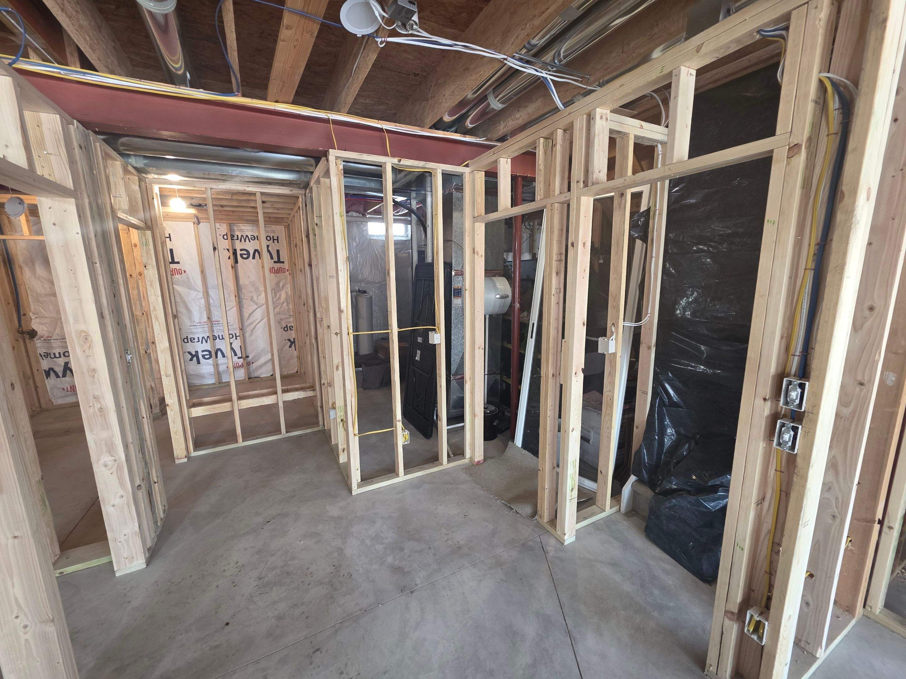Basement remodel by Horst Custom Homes 