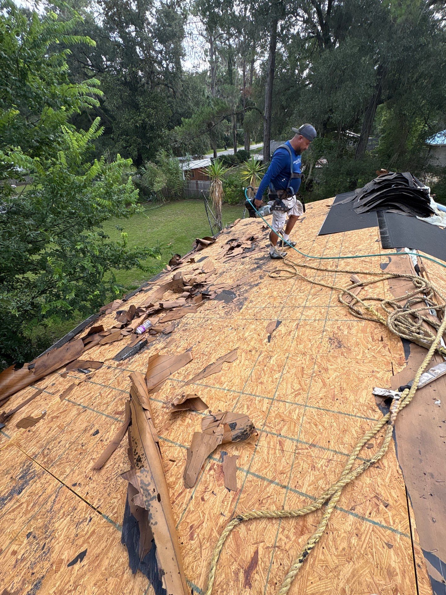 Residential Roof Replacement and Decking Repair in Ocala, Florida by Pinnacle Roofing Group