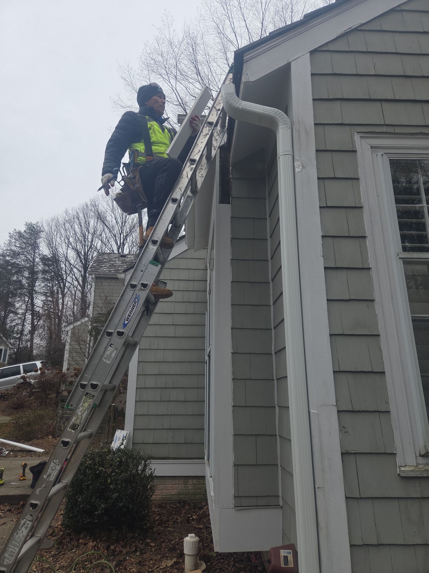 Reston :  Residential Roof Replacement with Brava Synthetic Cedar Shake Class C Natural  by RM Banning, Inc.