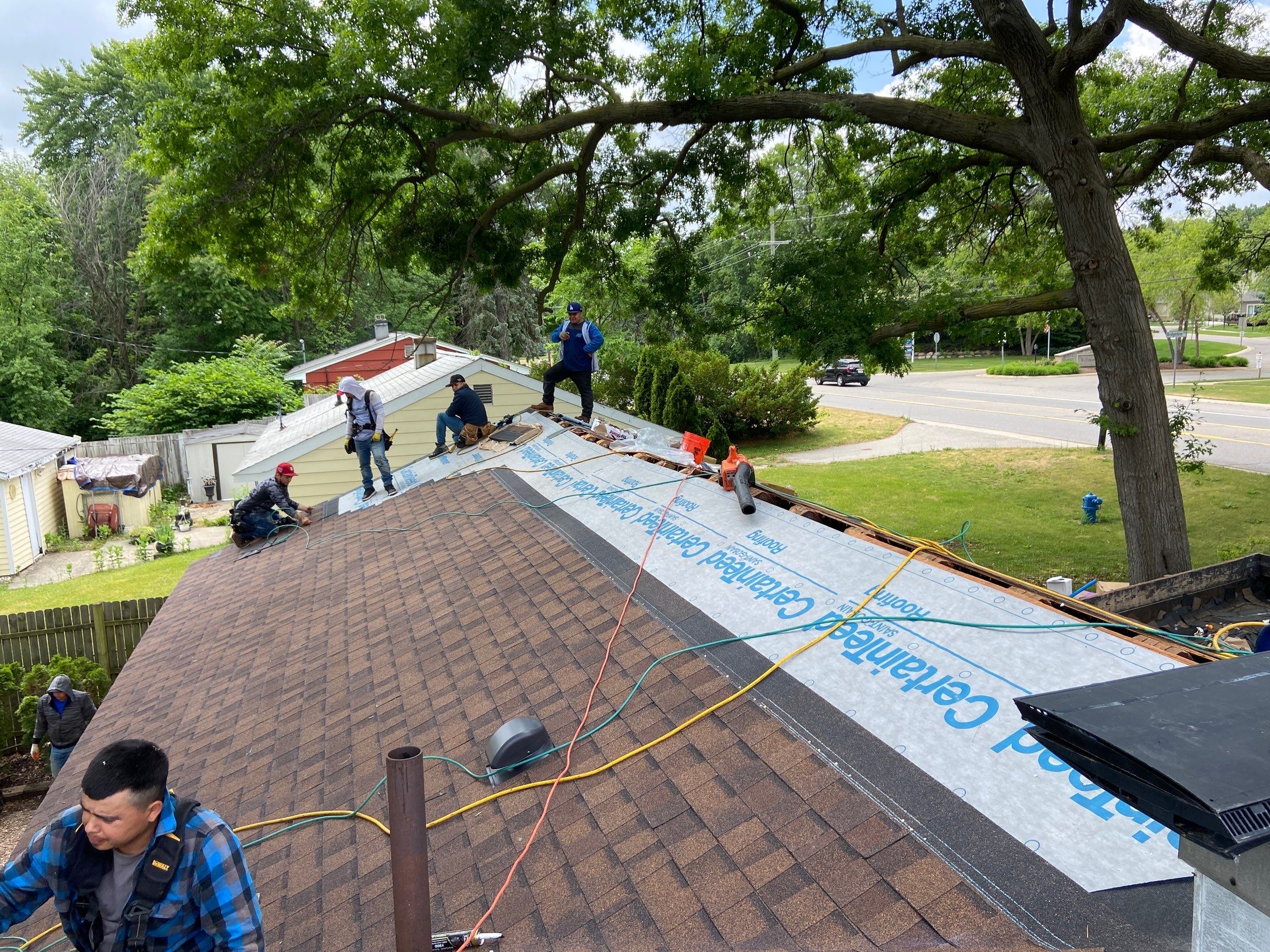 Roof Replacement using CertainTeed Landmark by 180 Contractors