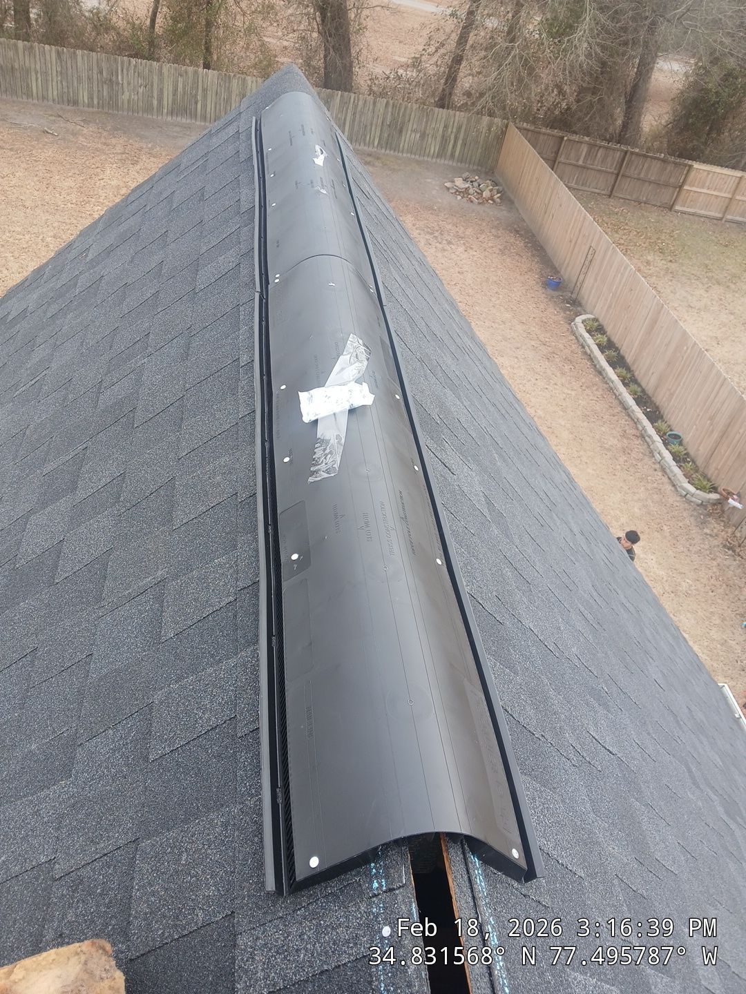 FORTIFIED Roof Installation in Jacksonville NC | CertainTeed Landmark AR Charcoal Black Shingles by RGR Construction and Roofing, LLC